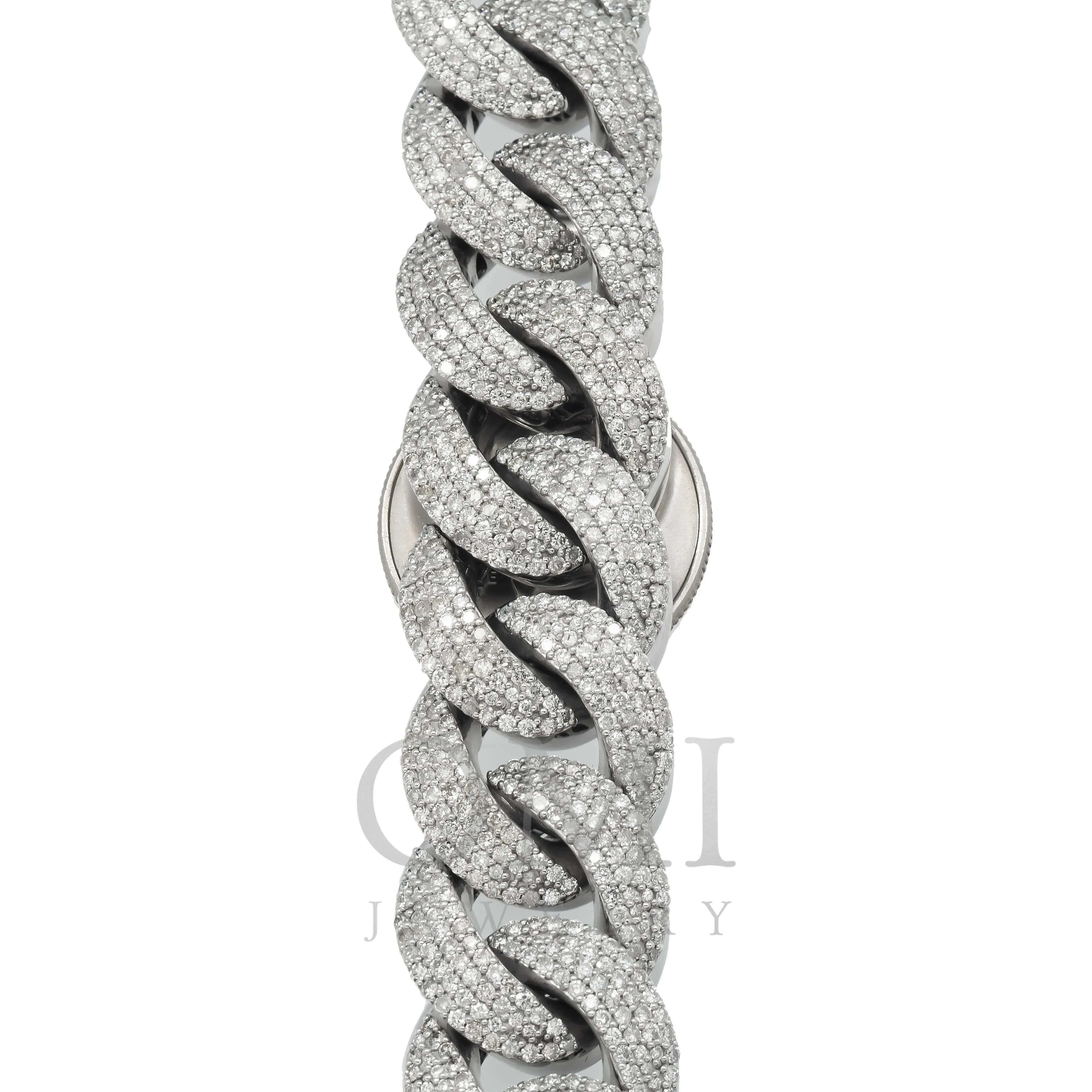 10K GOLD DIAMOND 20MM CUBAN LINK CHAIN 46.98 CT