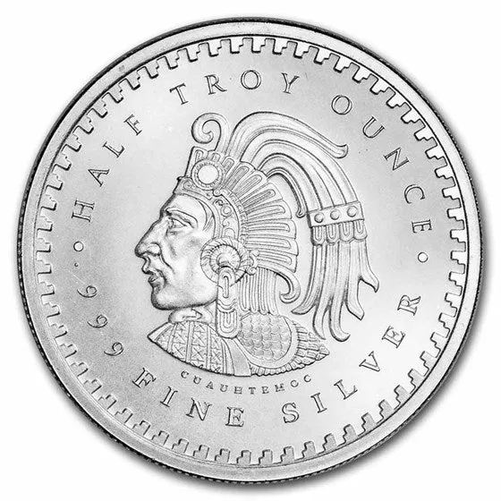 1/2 oz Silver Round - Aztec Calendar