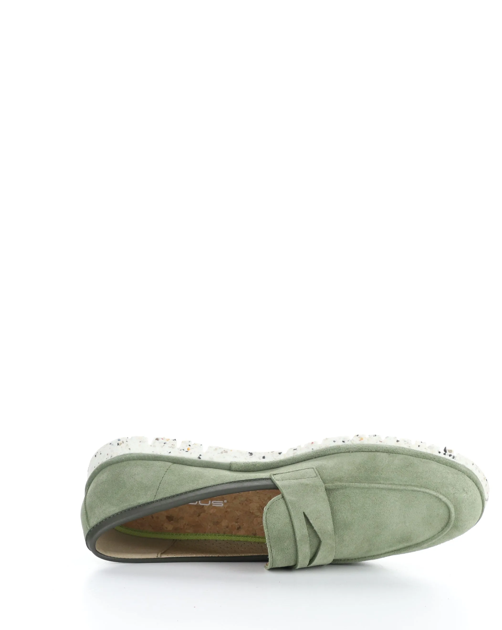 12912 GREEN Round Toe Shoes