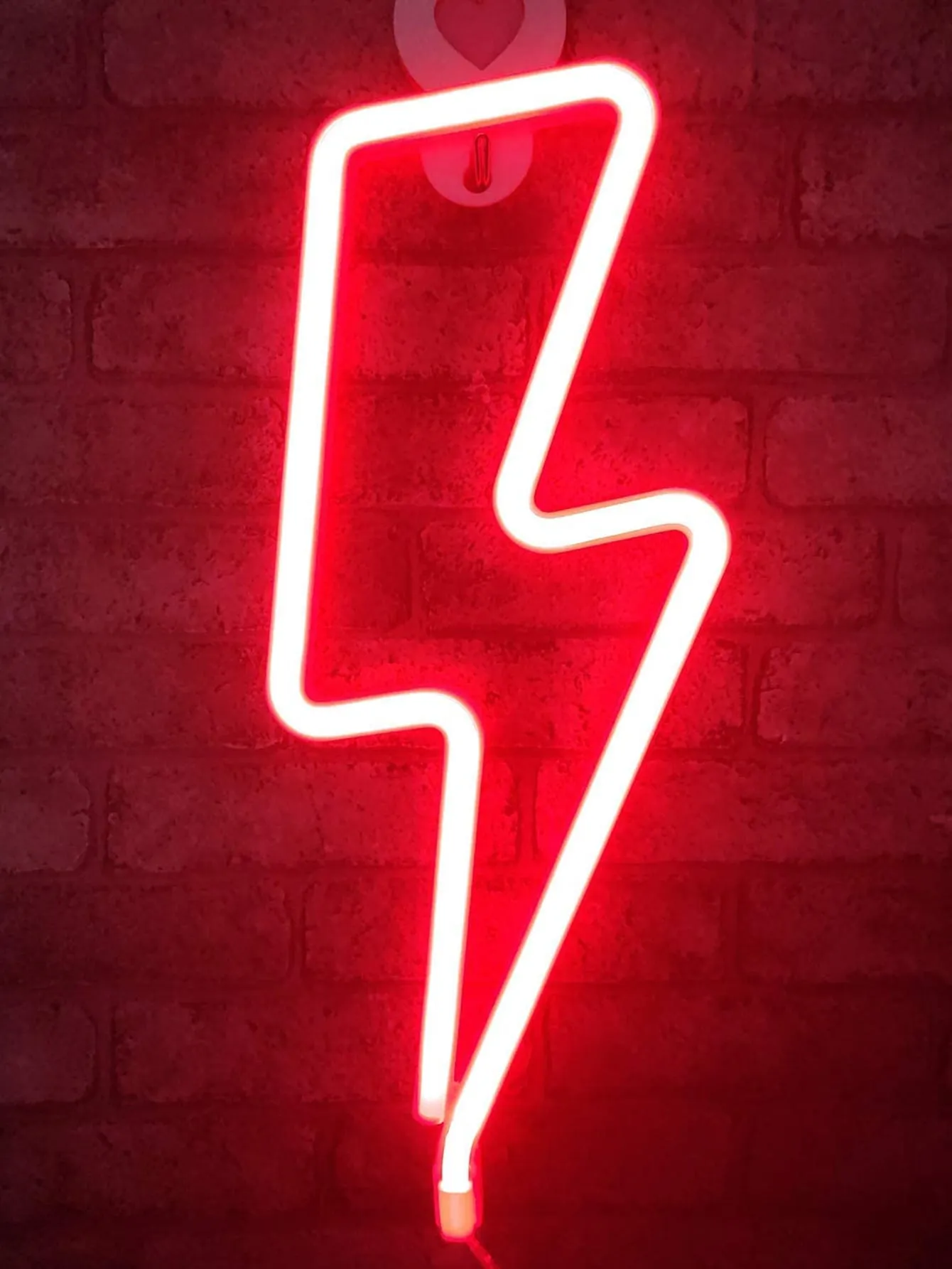 1pc Lightning Shaped Neon Light