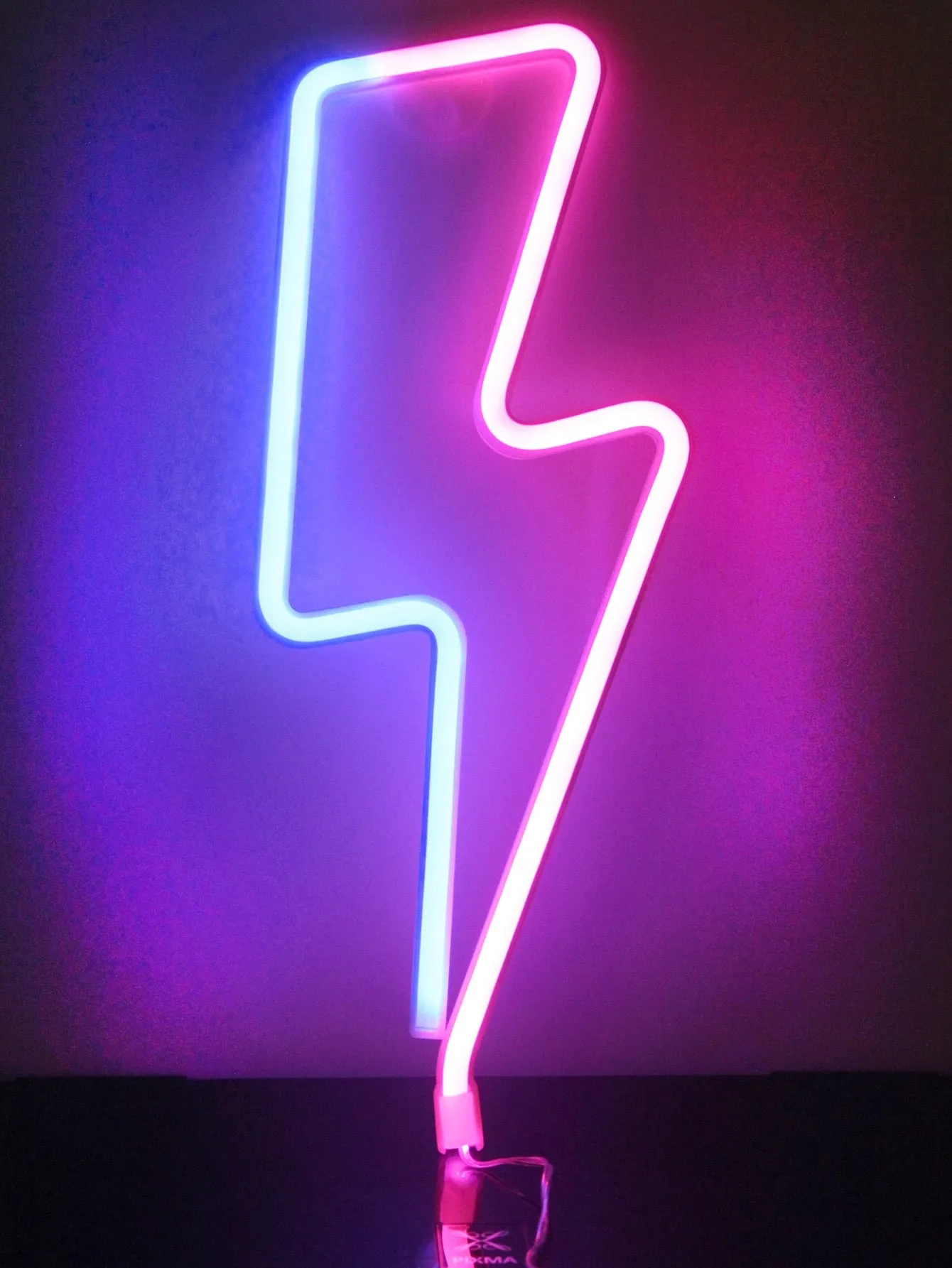 1pc Lightning Shaped Neon Light