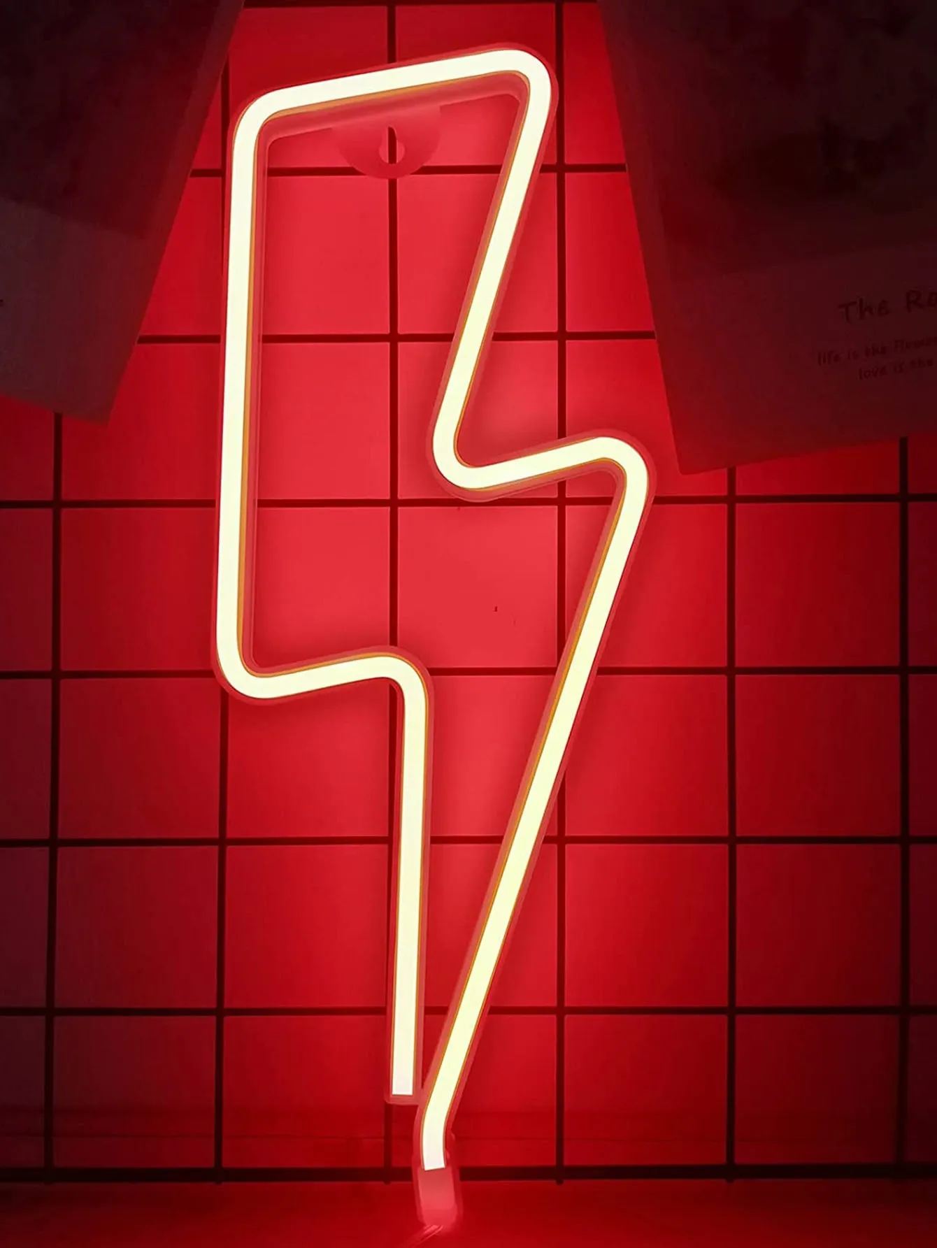 1pc Lightning Shaped Neon Light