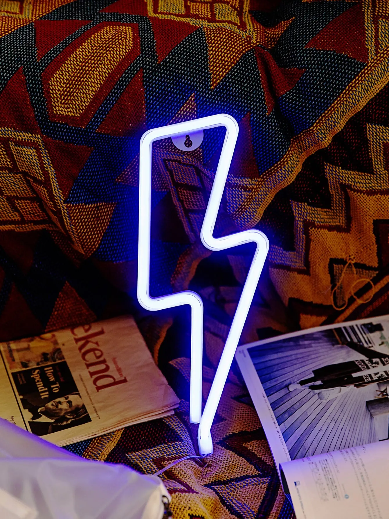 1pc Lightning Shaped Neon Light