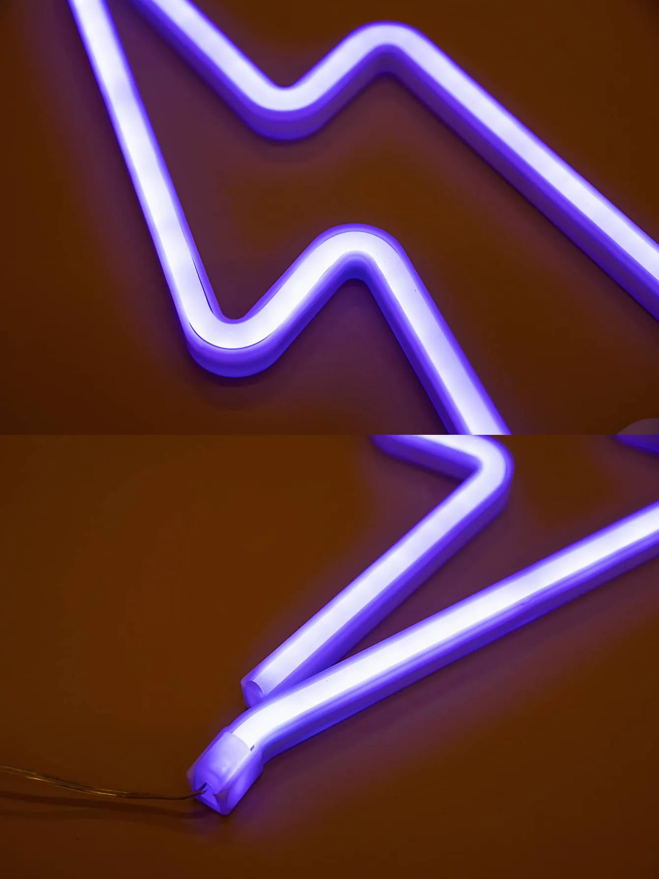 1pc Lightning Shaped Neon Light