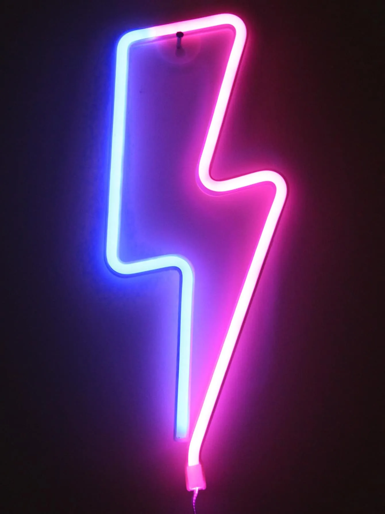 1pc Lightning Shaped Neon Light