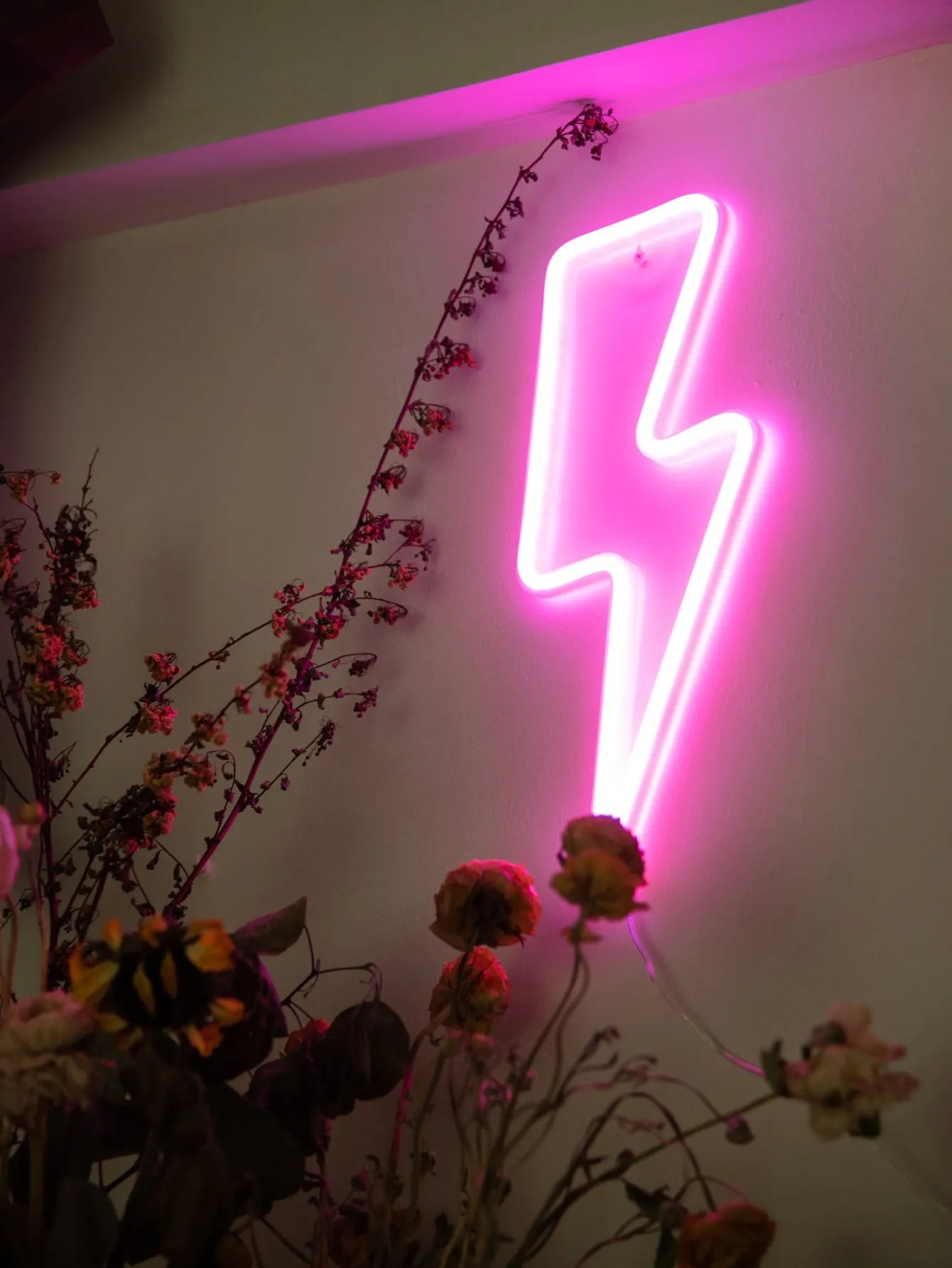 1pc Lightning Shaped Neon Light