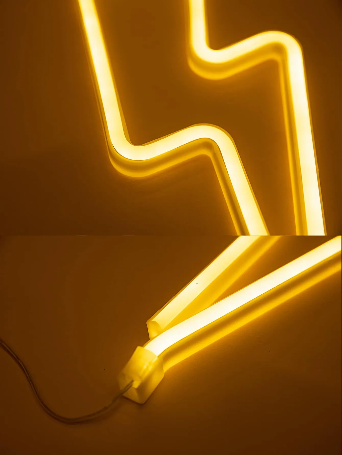 1pc Lightning Shaped Neon Light