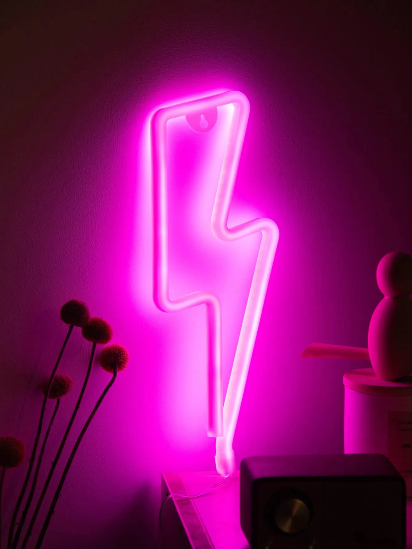 1pc Lightning Shaped Neon Light