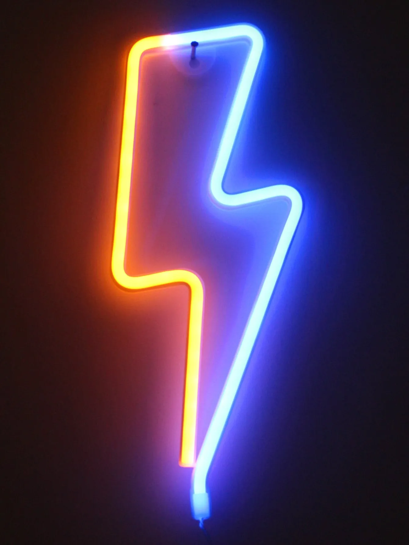 1pc Lightning Shaped Neon Light