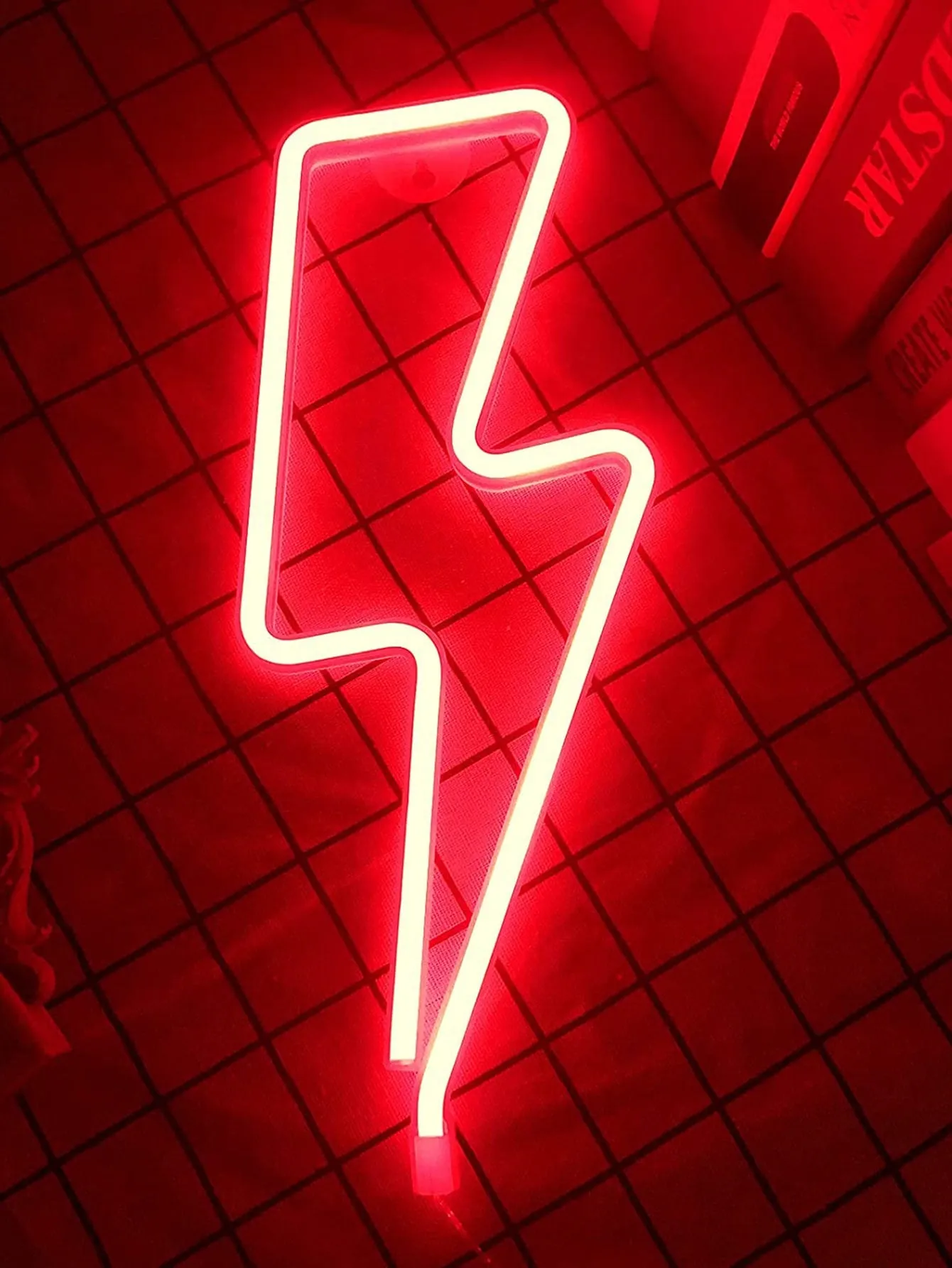 1pc Lightning Shaped Neon Light