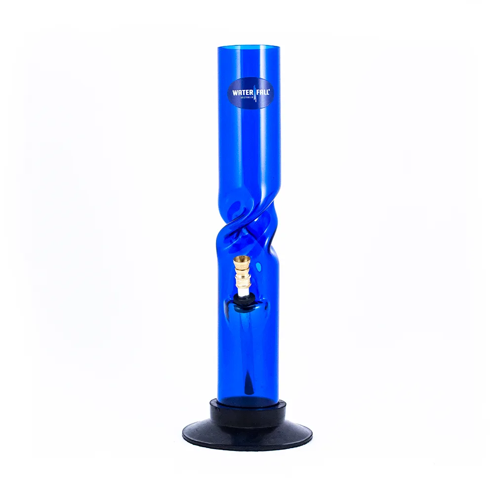 Acrylic Twist Bong - Blue