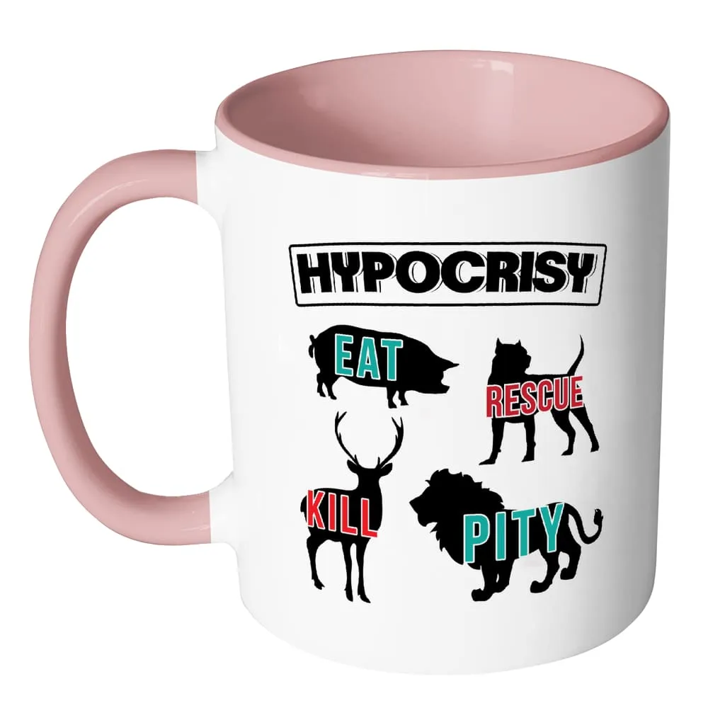 Activist Mug Hypocrisy White 11oz Accent Coffee Mugs