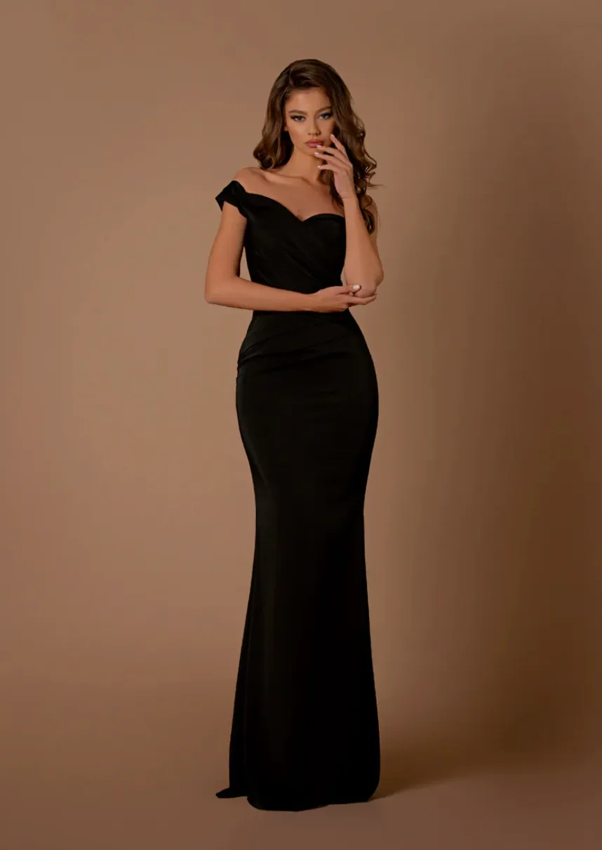 Amelia NBM1019 Gown by Nicoletta - Black