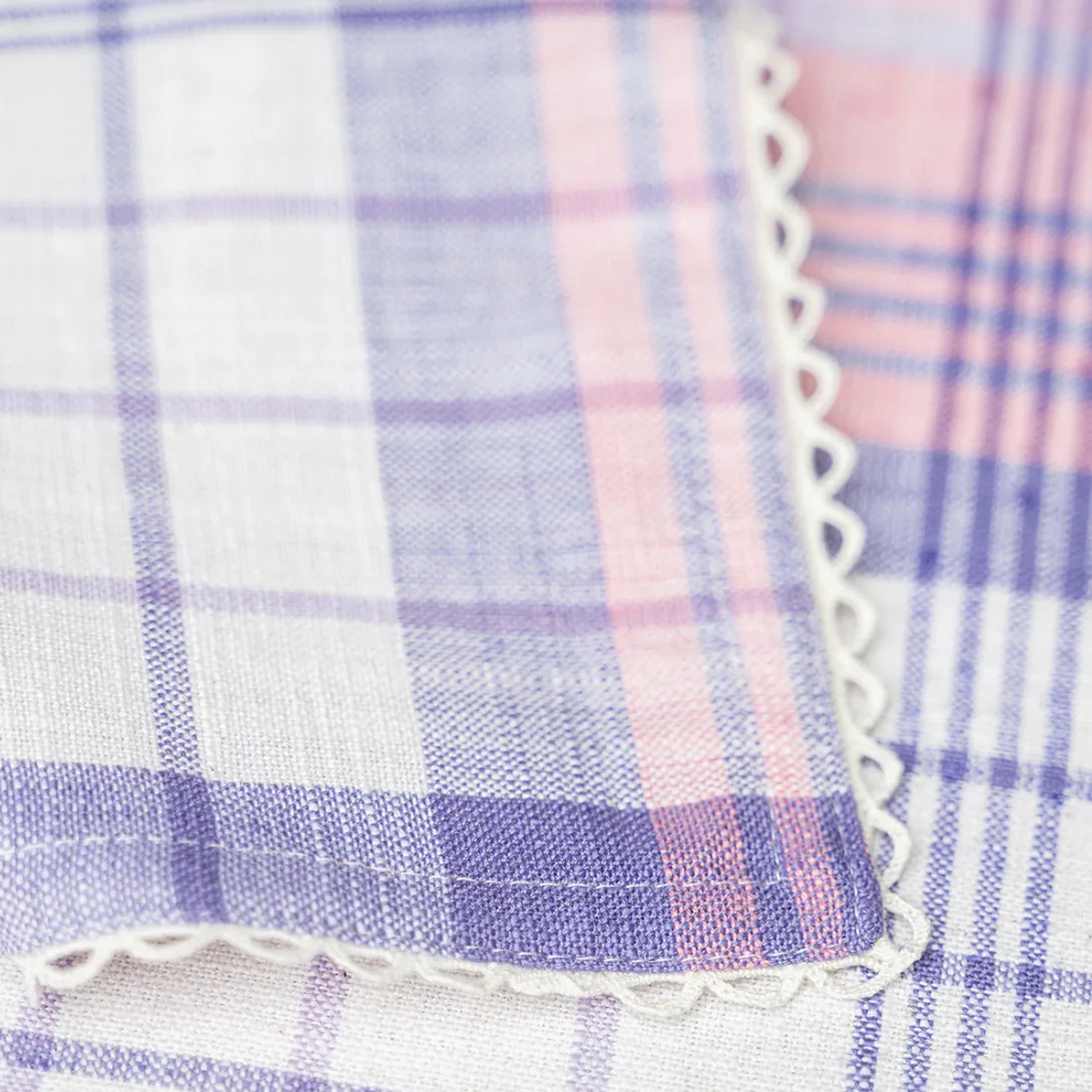 April Cornell | Hyacinth Plaid Tablecloth