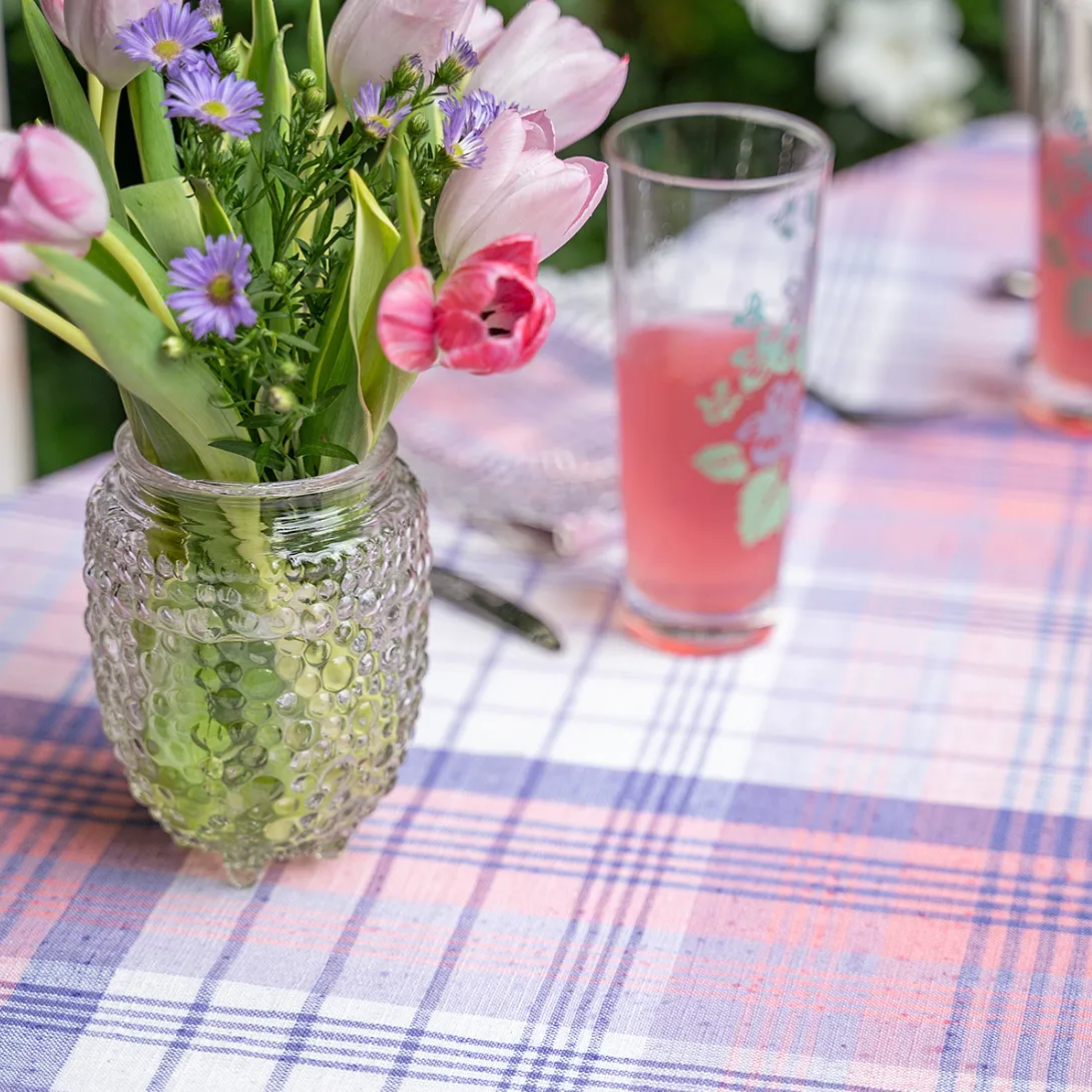 April Cornell | Hyacinth Plaid Tablecloth