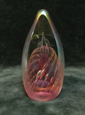 Art Glass Paperweight by Brian Maytum - Very Good Condition