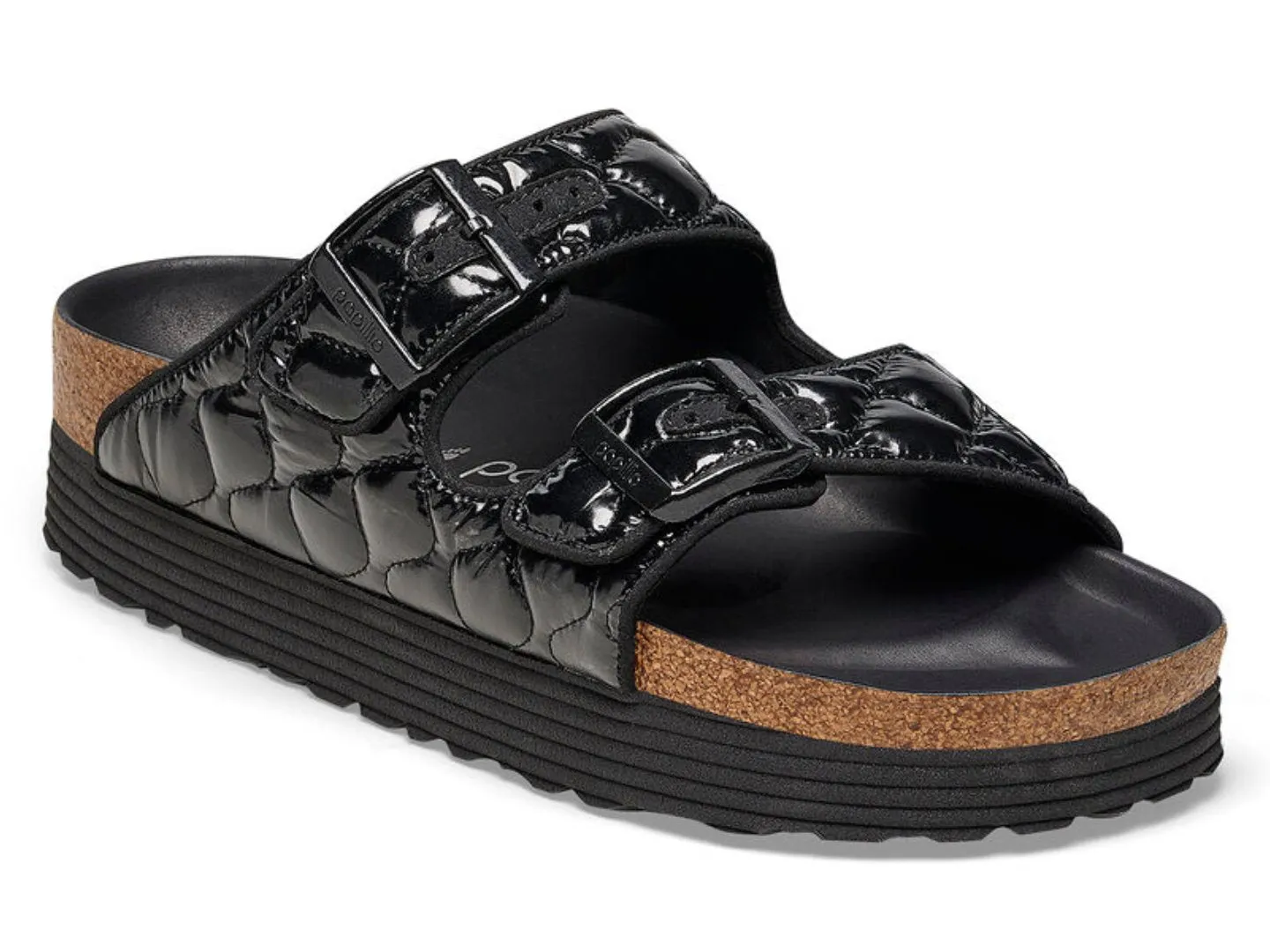 Birkenstock: Arizona Platform Padded Nylon