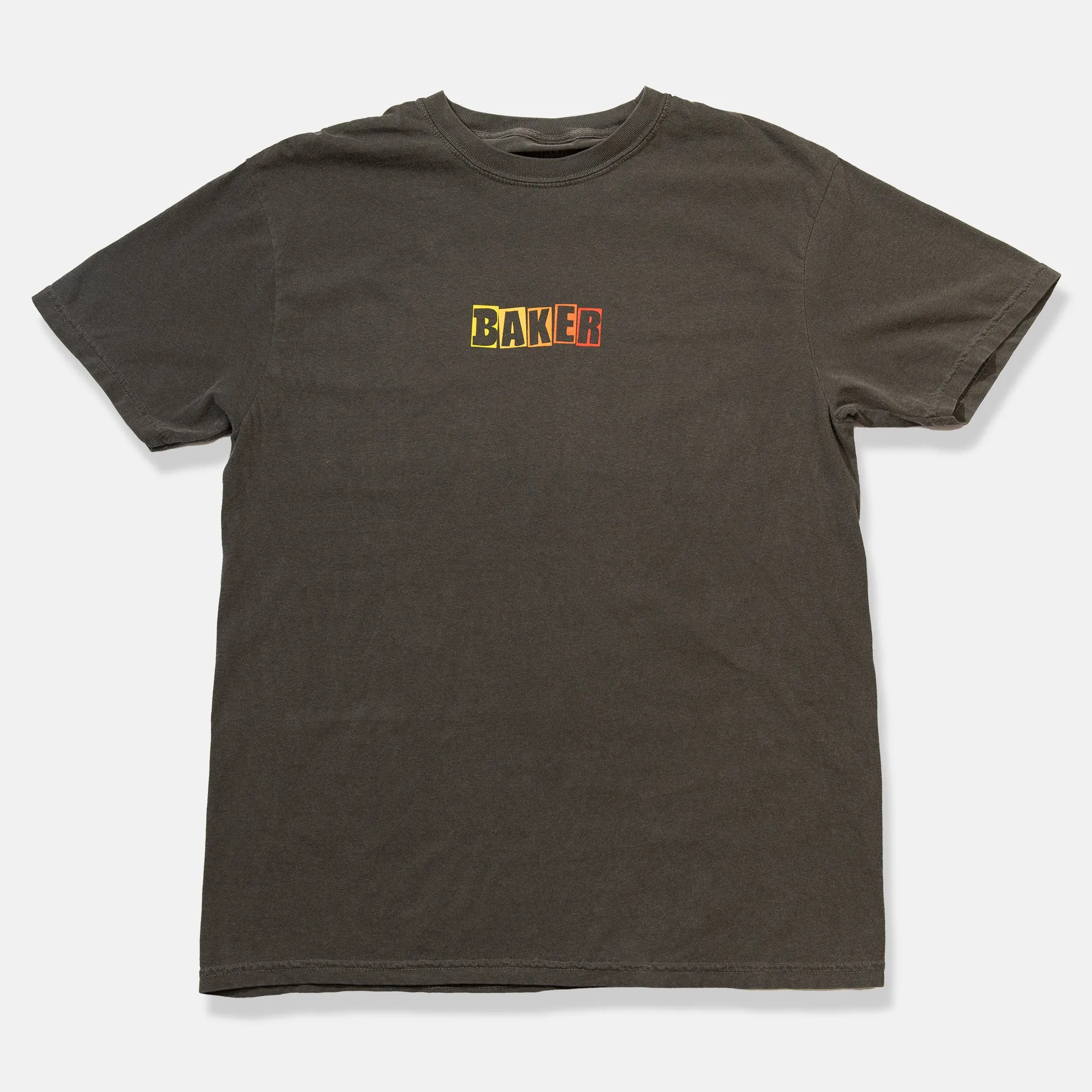 Brand Logo Sunset Tee Washed