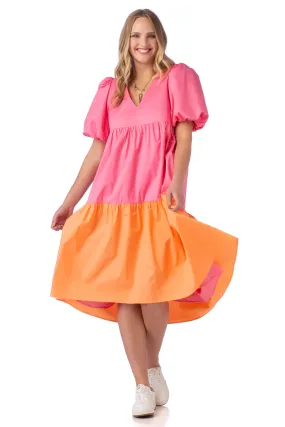 Brawley Dress | Colony Pink   Bellini