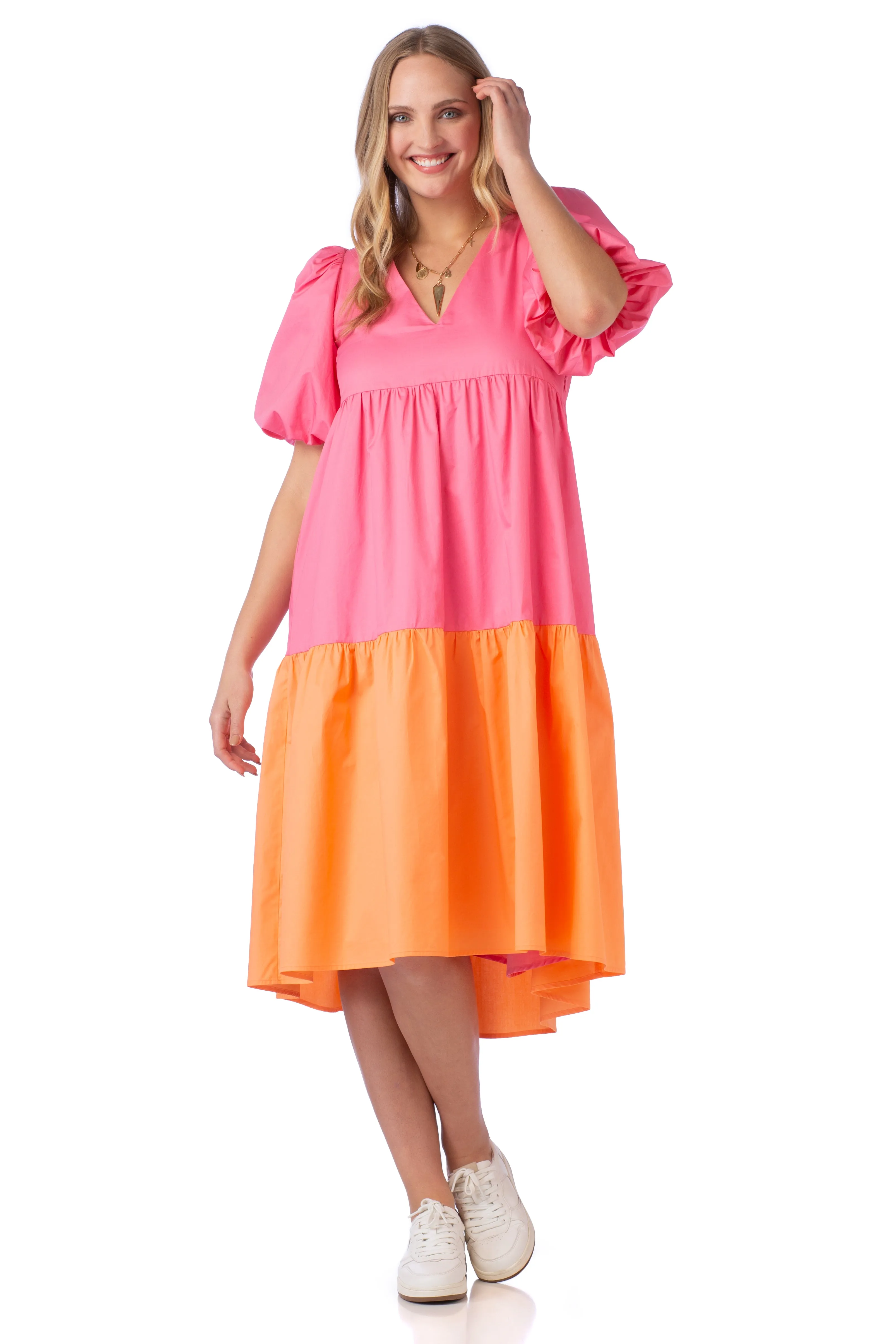 Brawley Dress | Colony Pink   Bellini