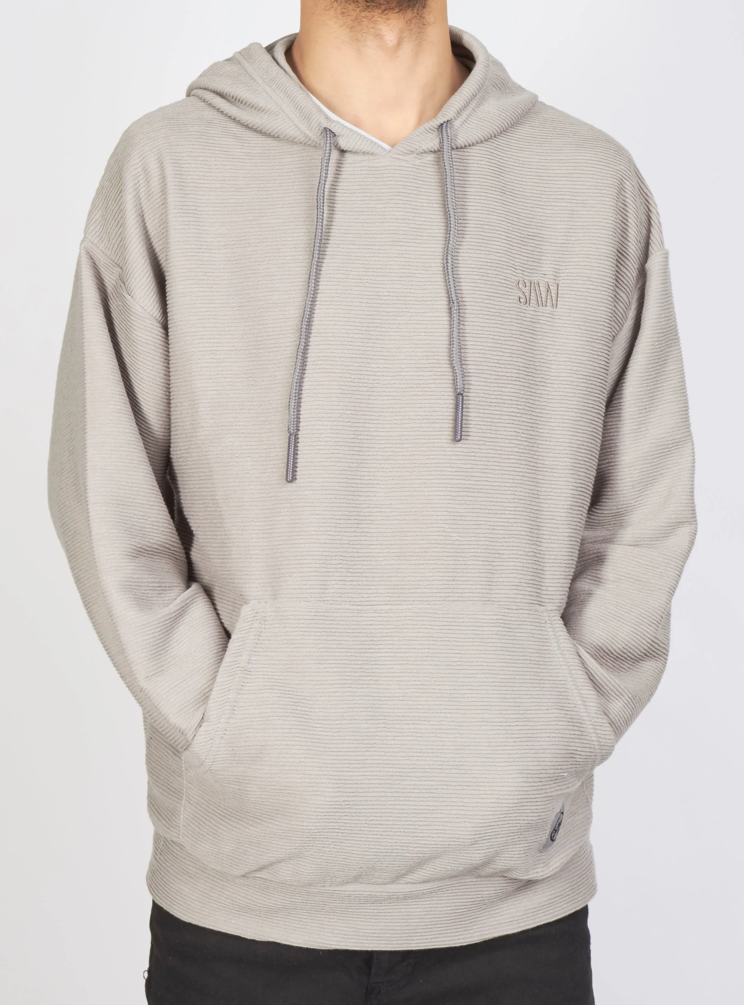 Buyer's Choice Hoodie - Ribbed - Light Grey - SW-21577