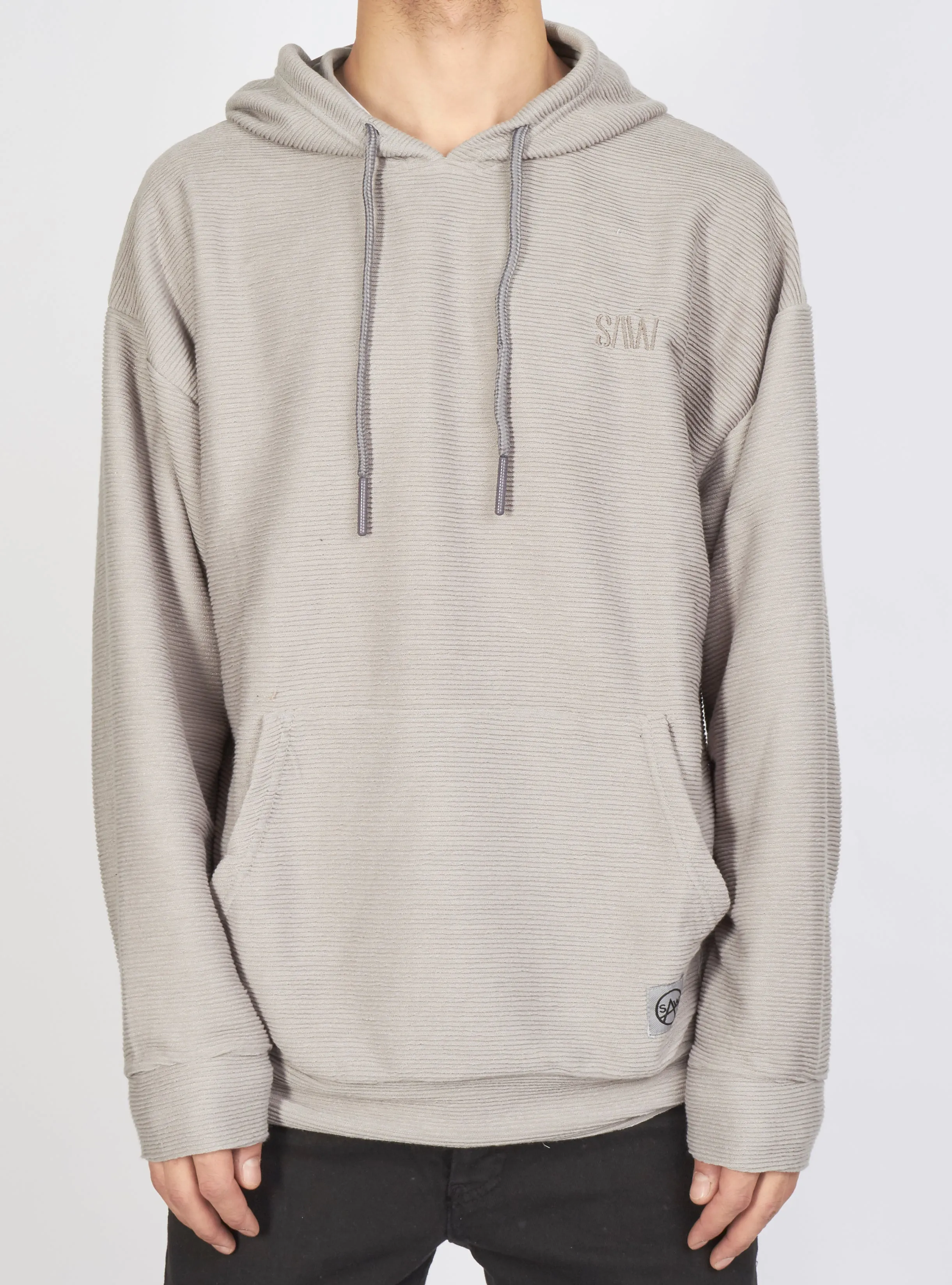 Buyer's Choice Hoodie - Ribbed - Light Grey - SW-21577