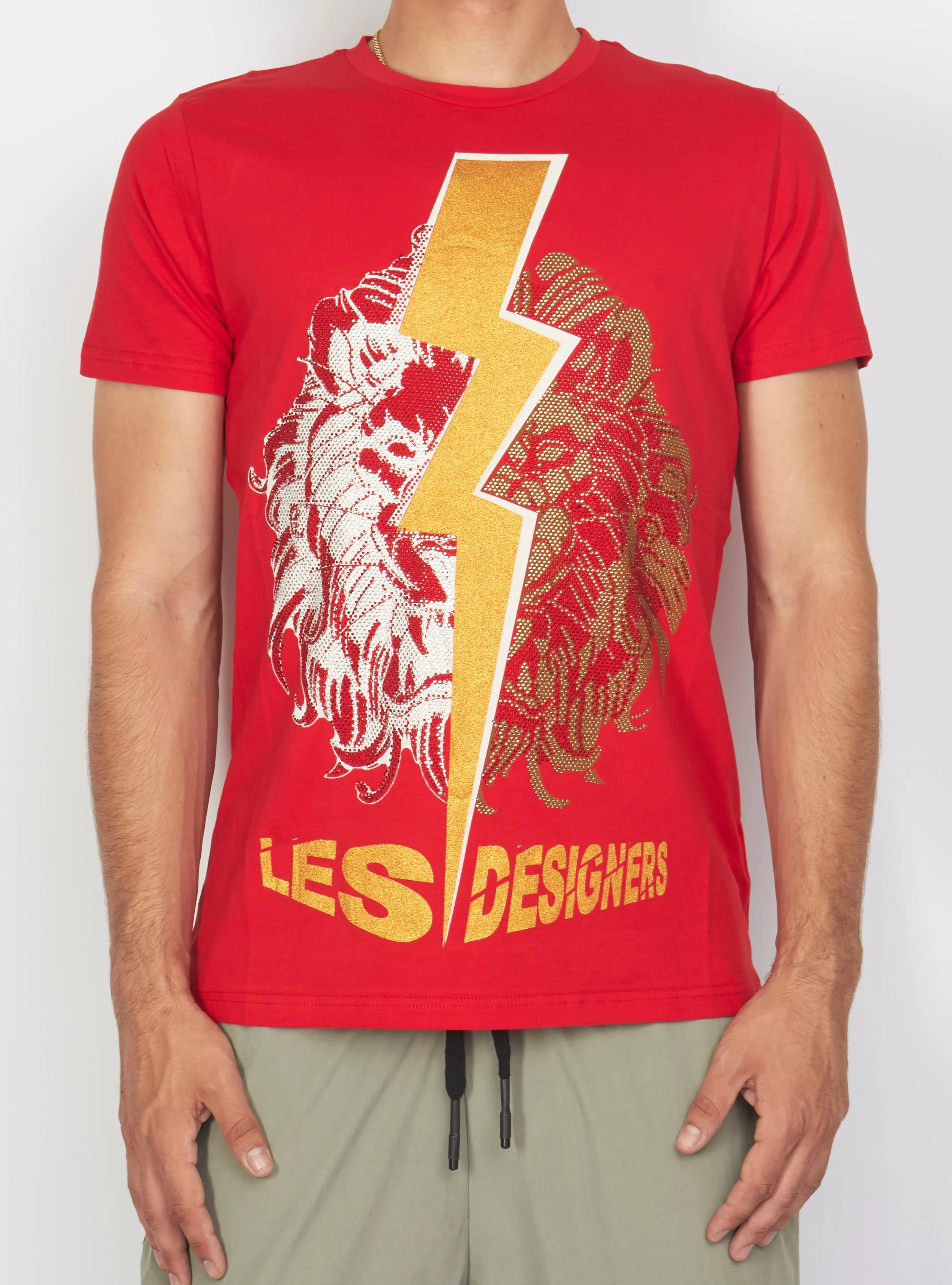 Buyer's Choice T-Shirt - Lightning Lion - Red - 3280 01