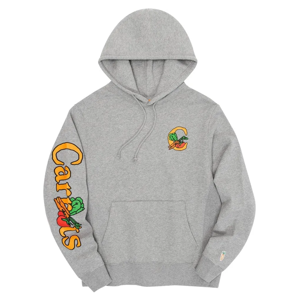 Carrots Wordmark Hooded Sweatshirt (Heather Grey)