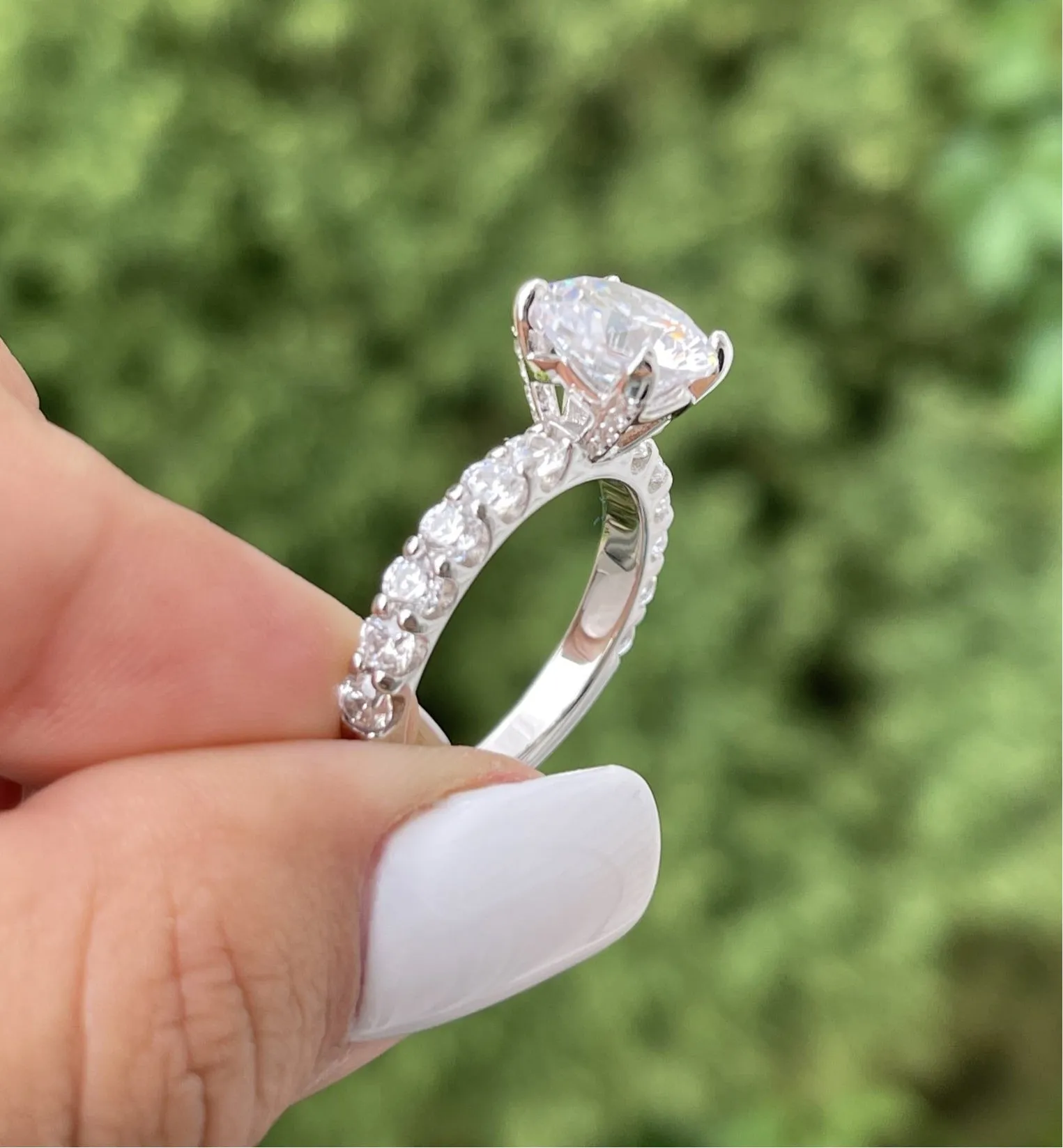 CELESTE MOISSANITE RING