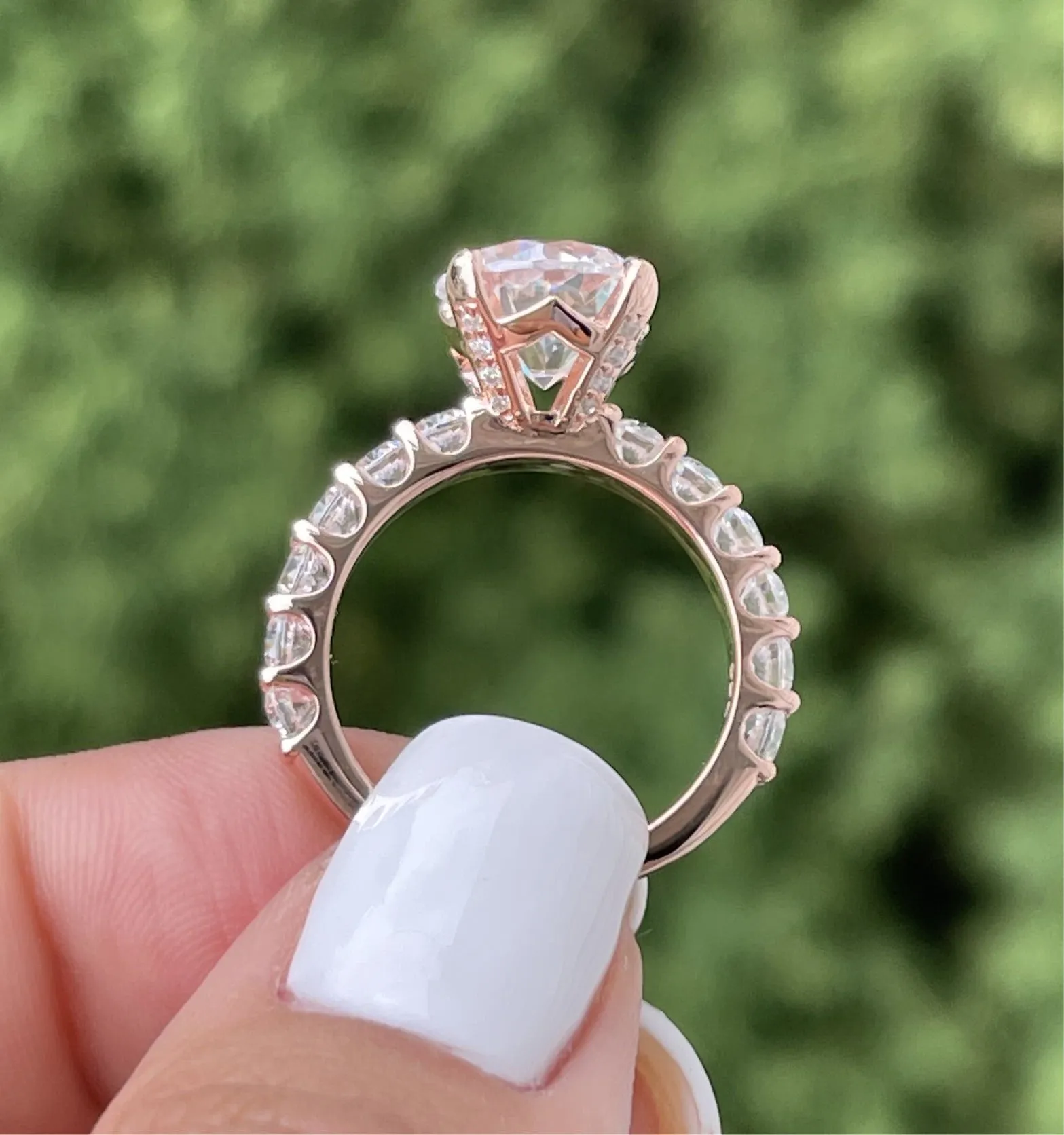 CELESTE MOISSANITE RING