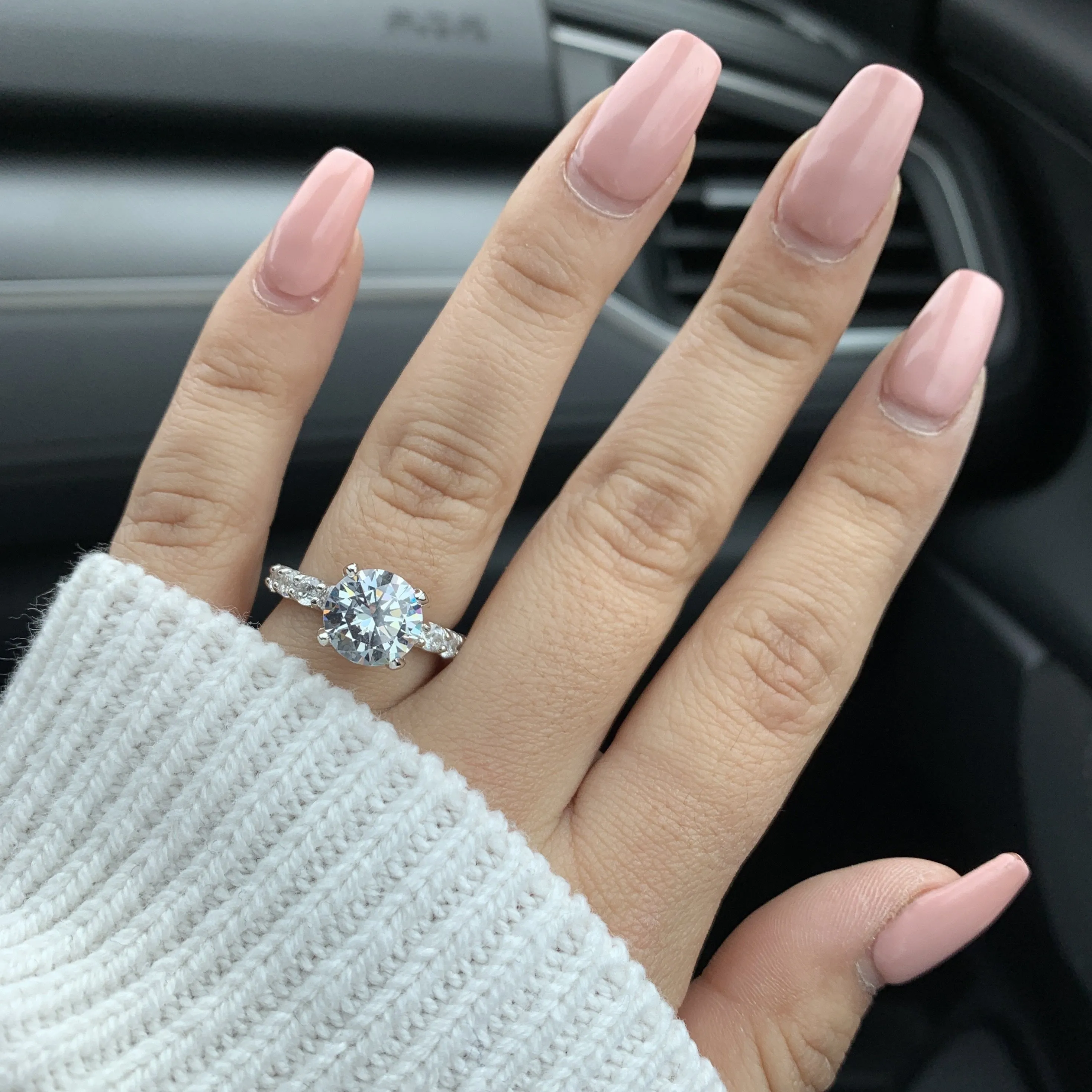 CELESTE MOISSANITE RING