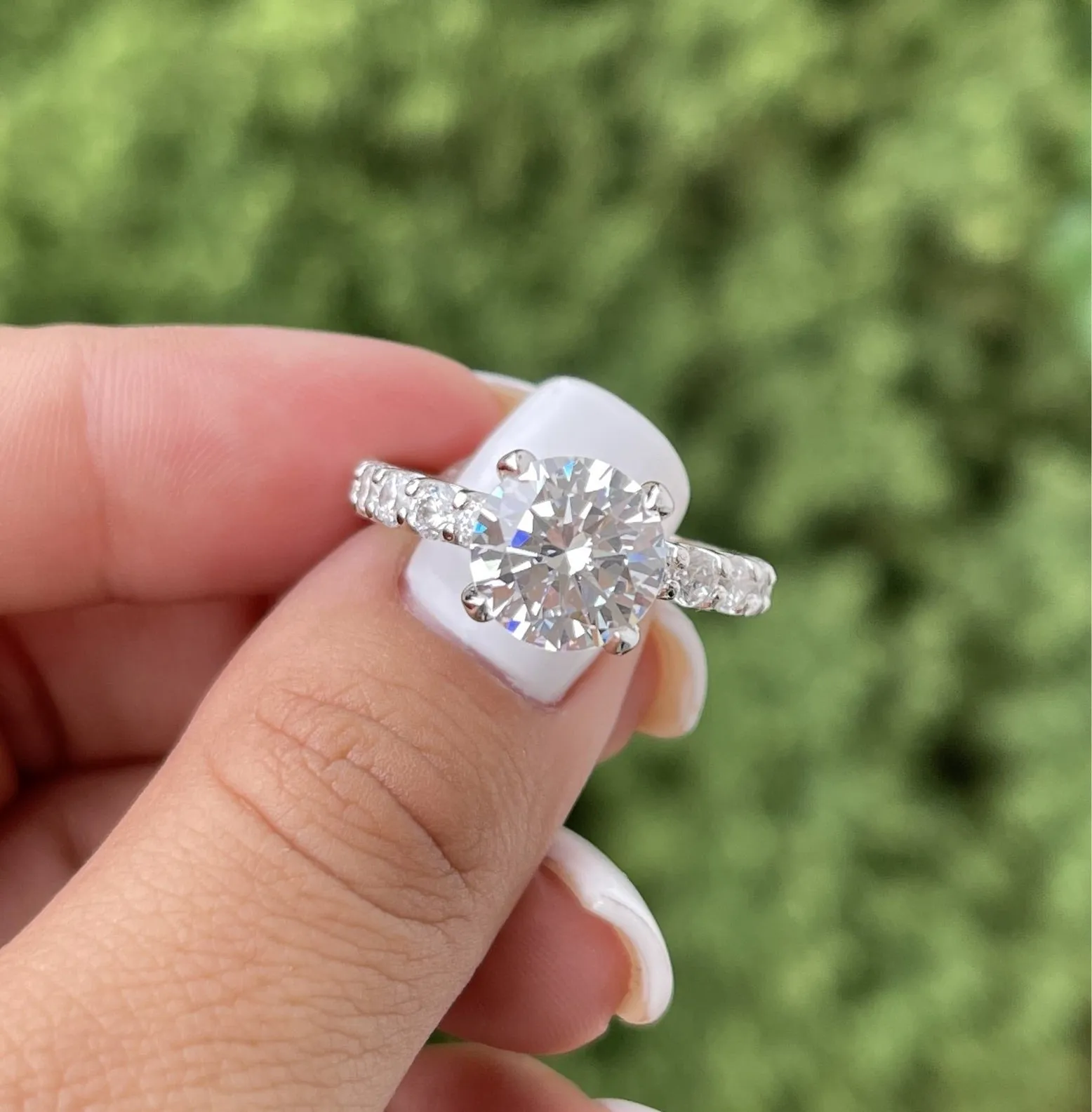 CELESTE MOISSANITE RING