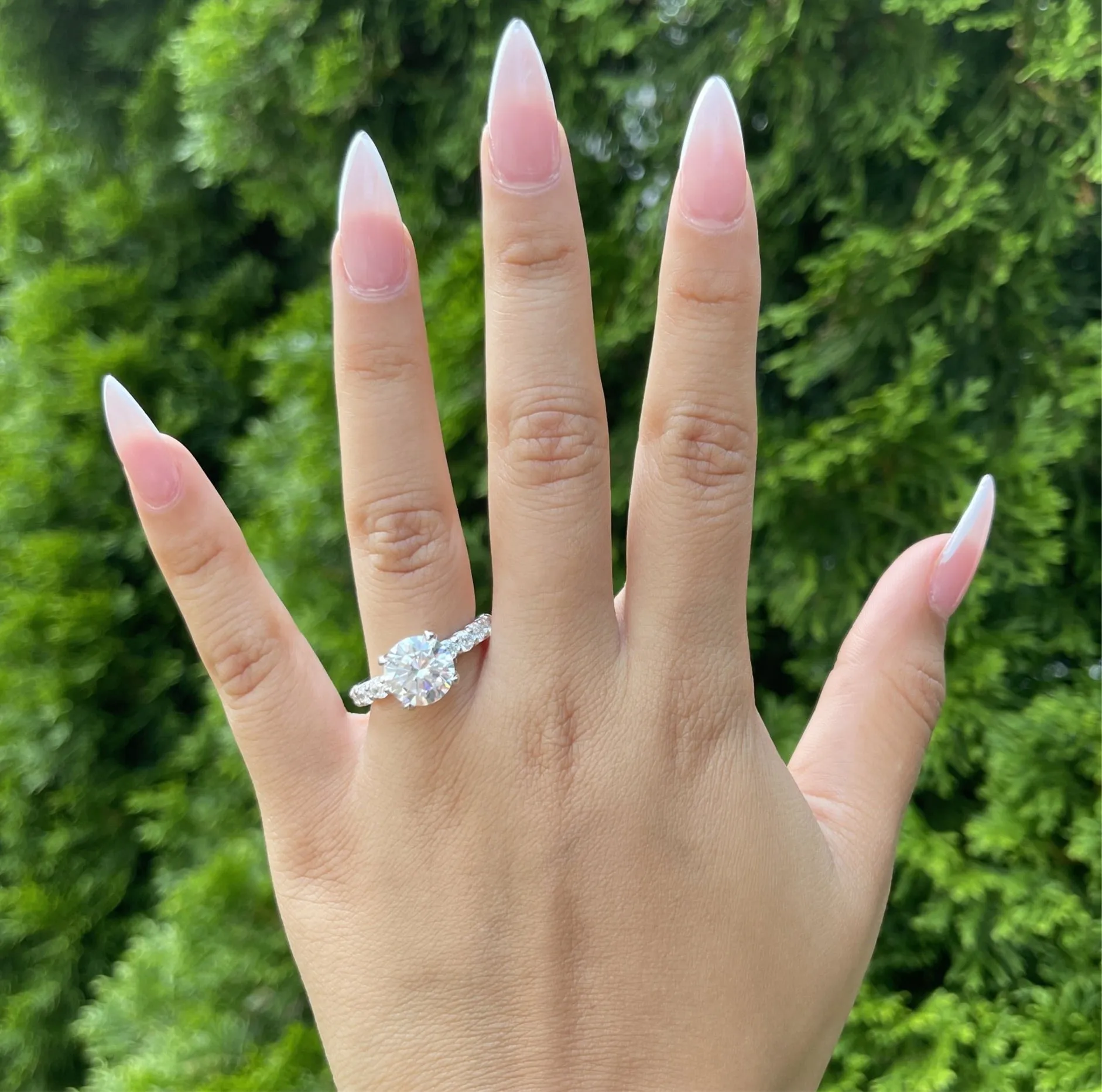 CELESTE MOISSANITE RING