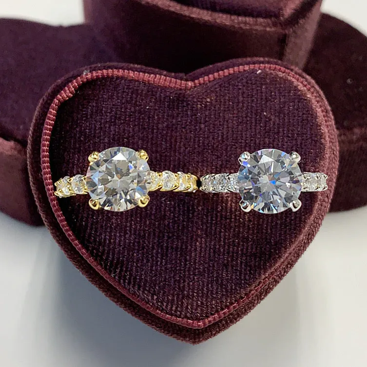 CELESTE MOISSANITE RING