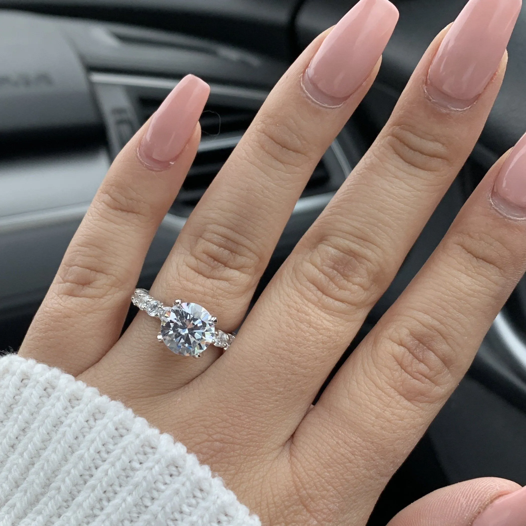 CELESTE MOISSANITE RING