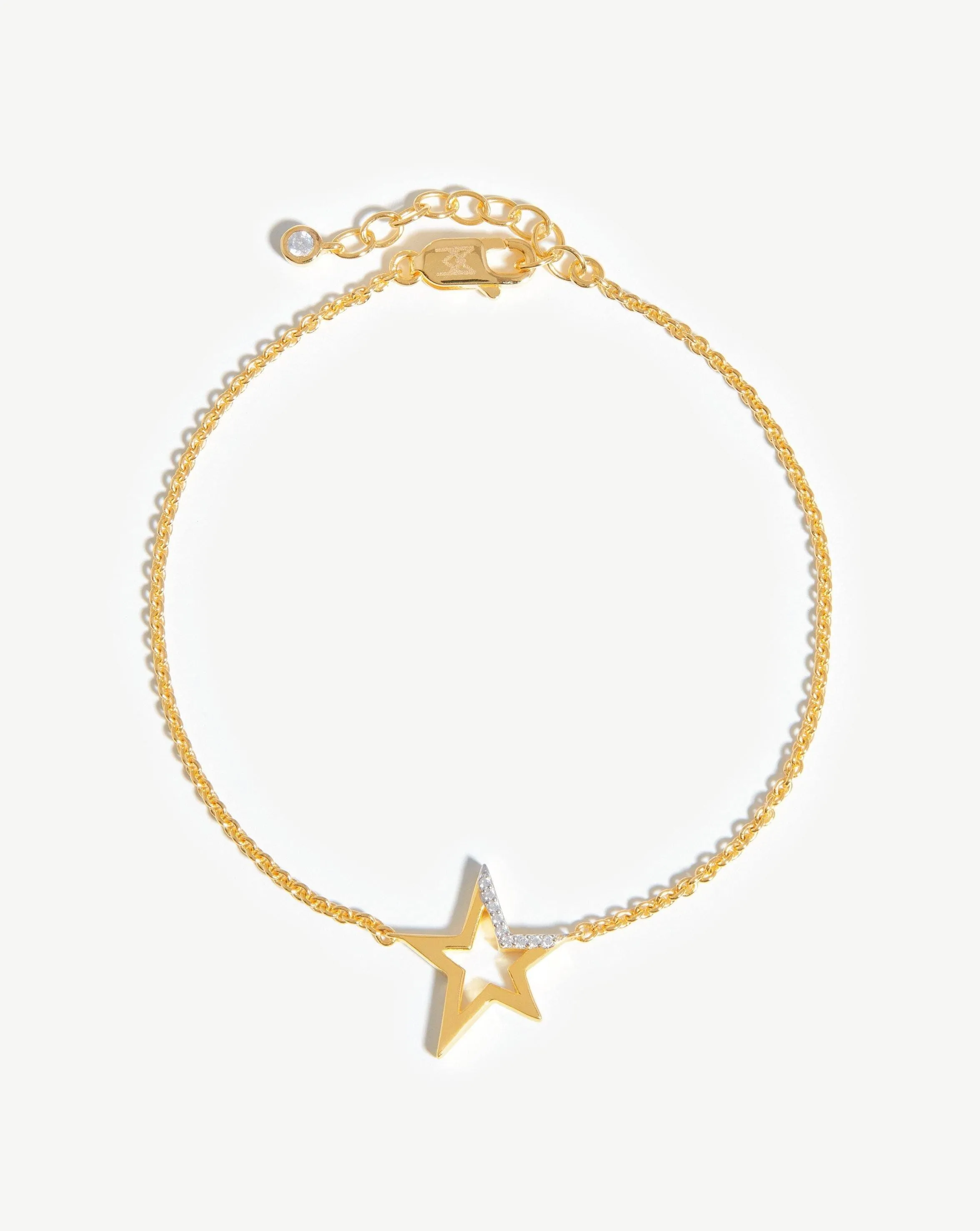 Celestial Pave Star Bracelet | 18ct Gold Plated Vermeil/Cubic Zirconia