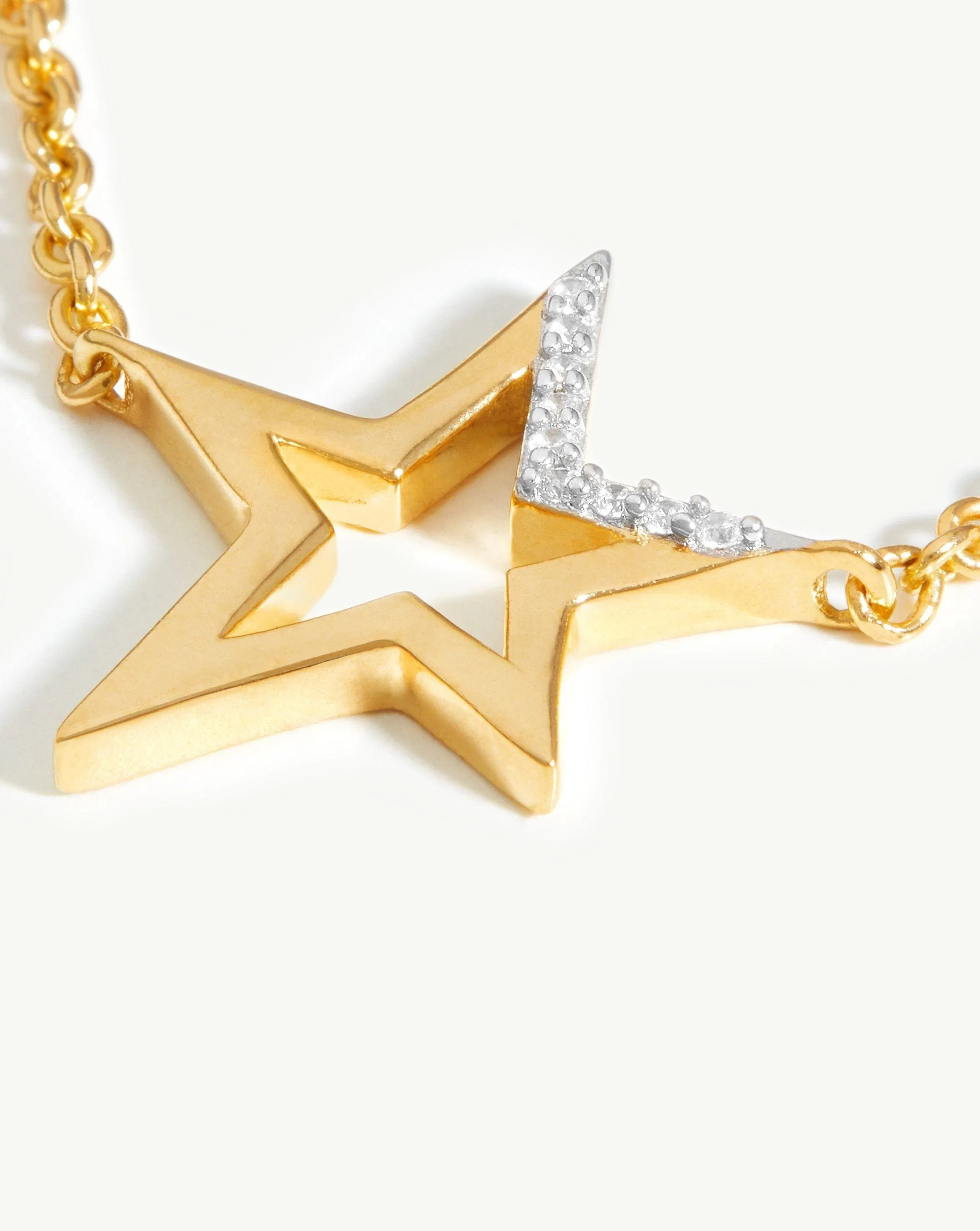 Celestial Pave Star Bracelet | 18ct Gold Plated Vermeil/Cubic Zirconia