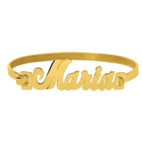 Clasp Bangle Name Bracelet