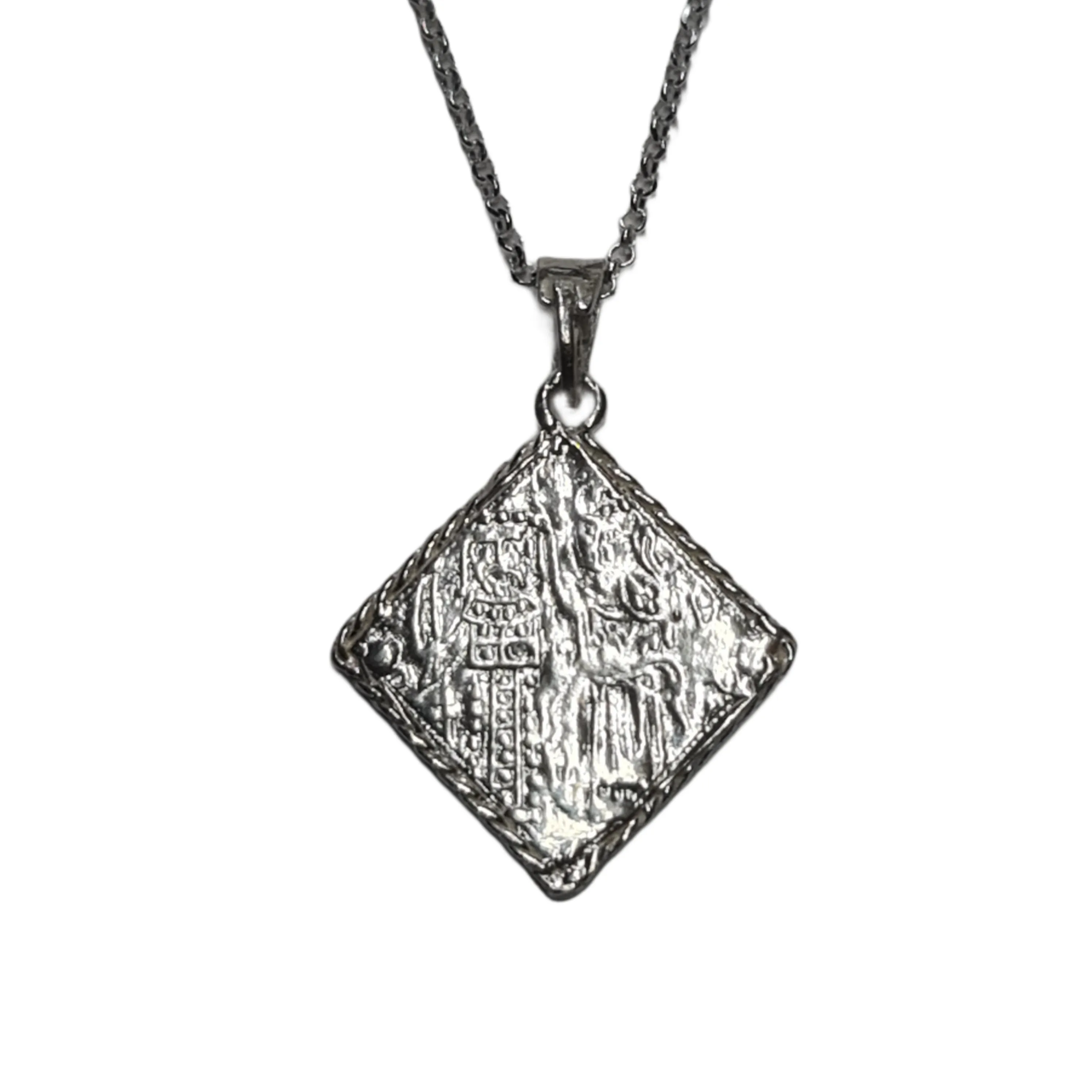 Constatinato Diamando Necklace Silver