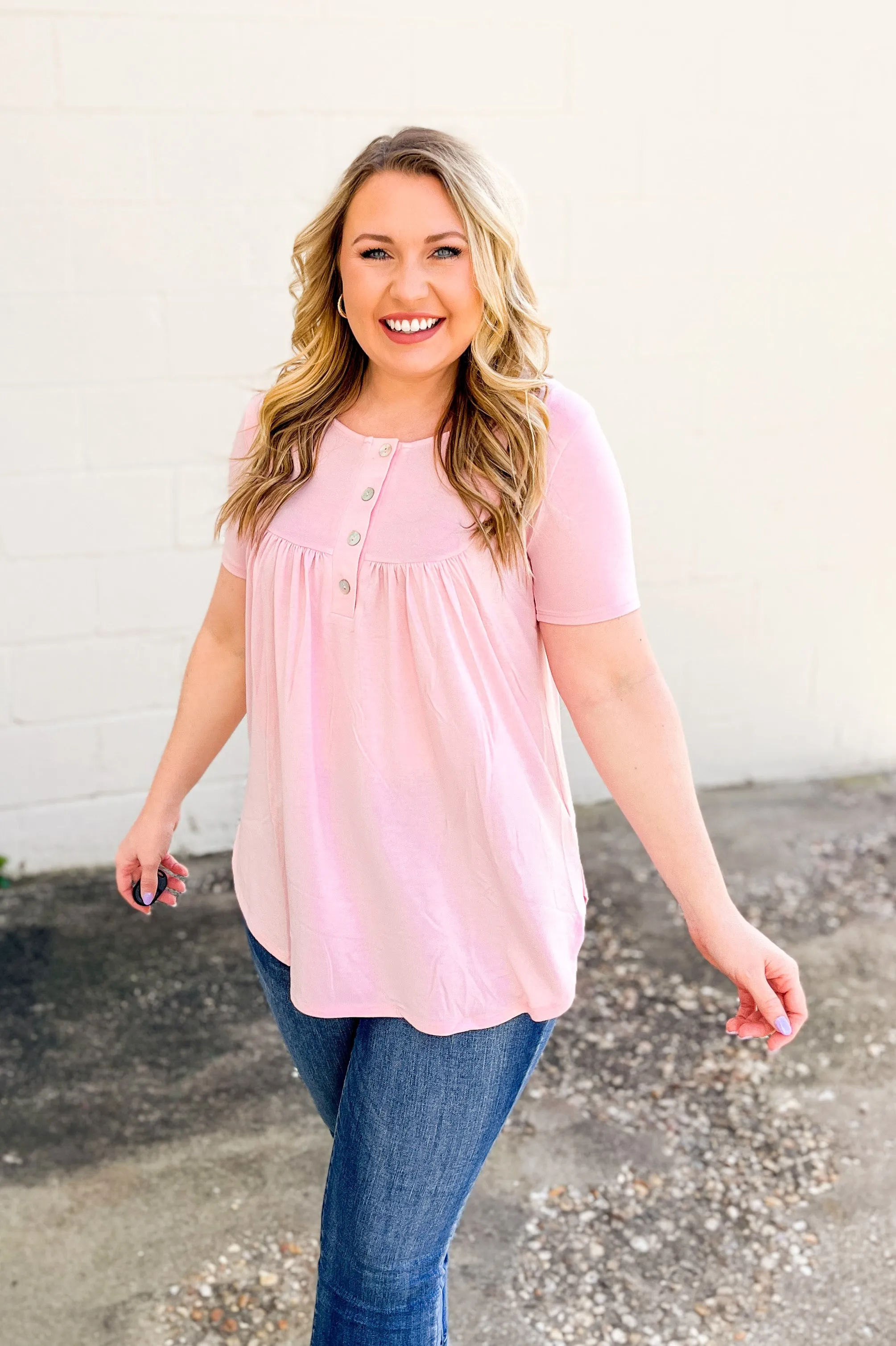 DEAL | Kelsie Top, Dusty Pink