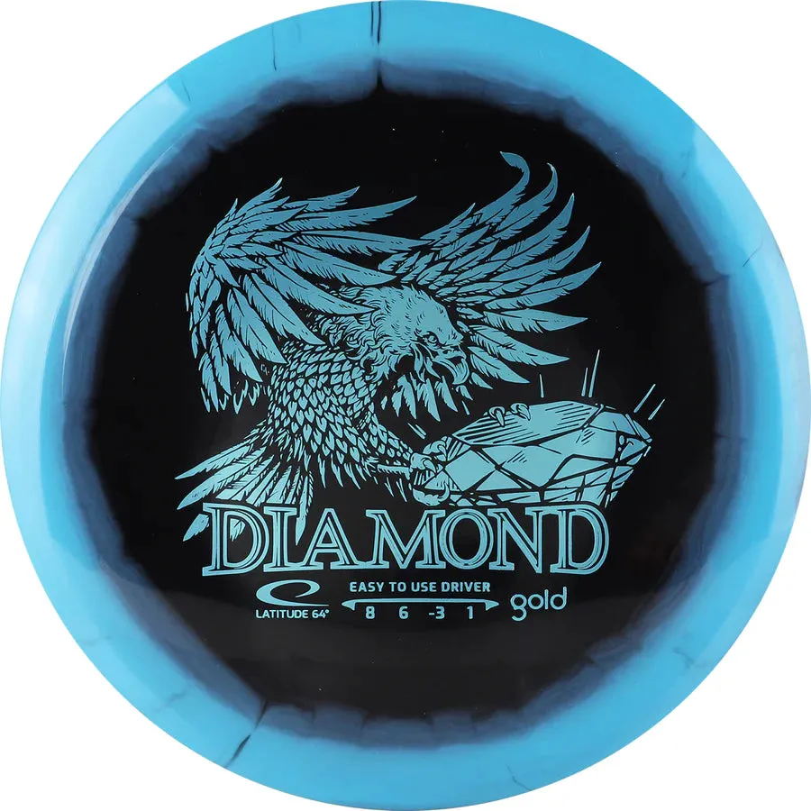 Diamond Gold Orbit Inverted Stamp