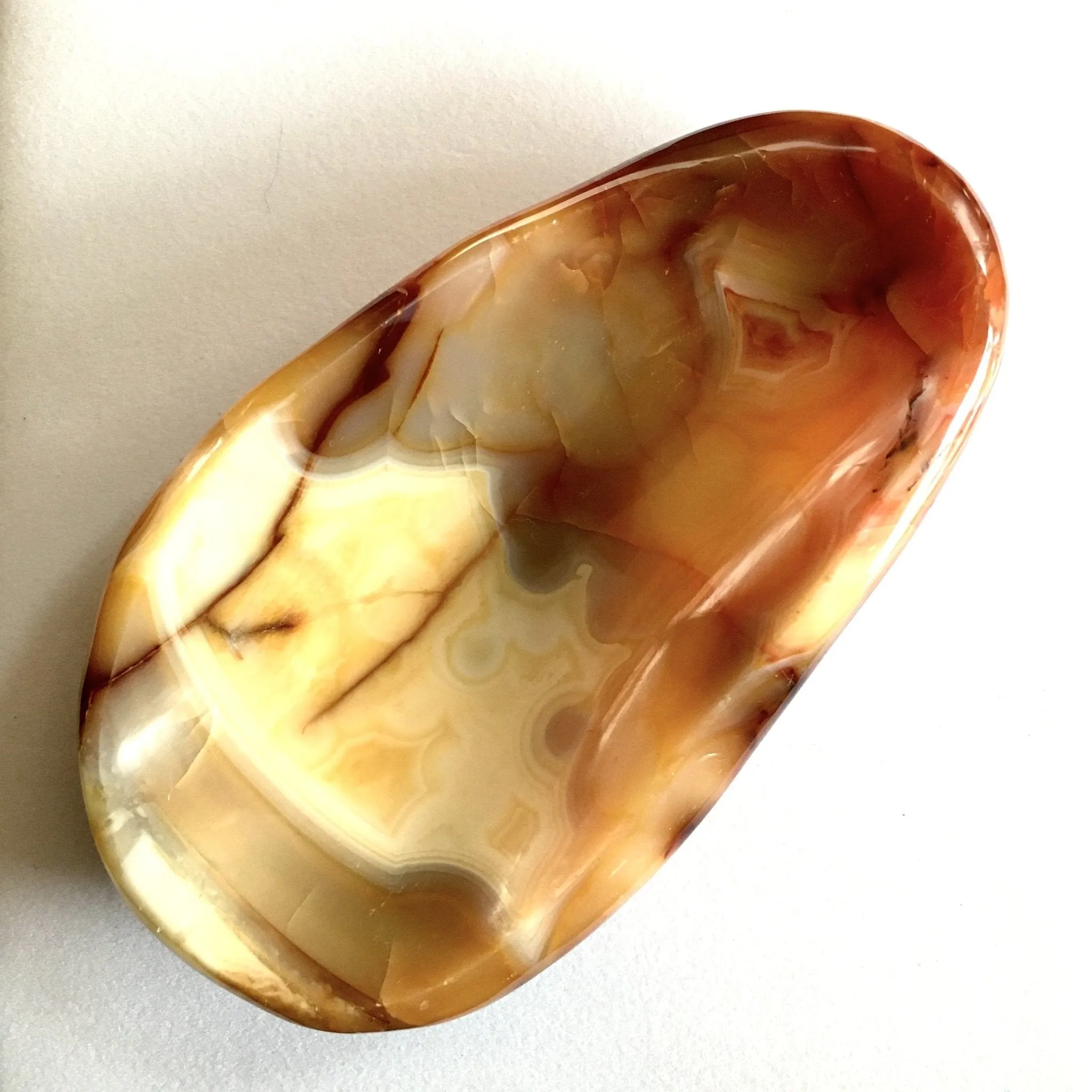 Dragon Carnelian dish