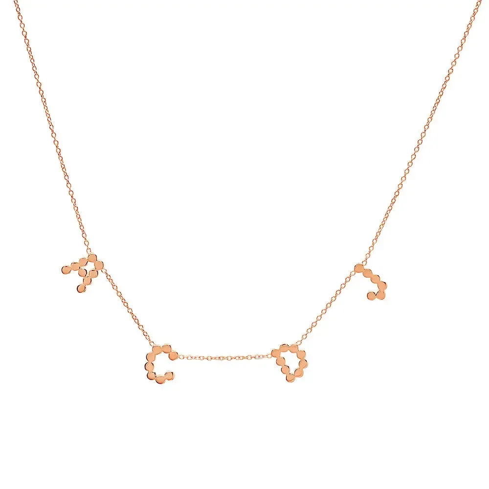 DSJ's Signature Meaningful Multi Gold Initial Necklace