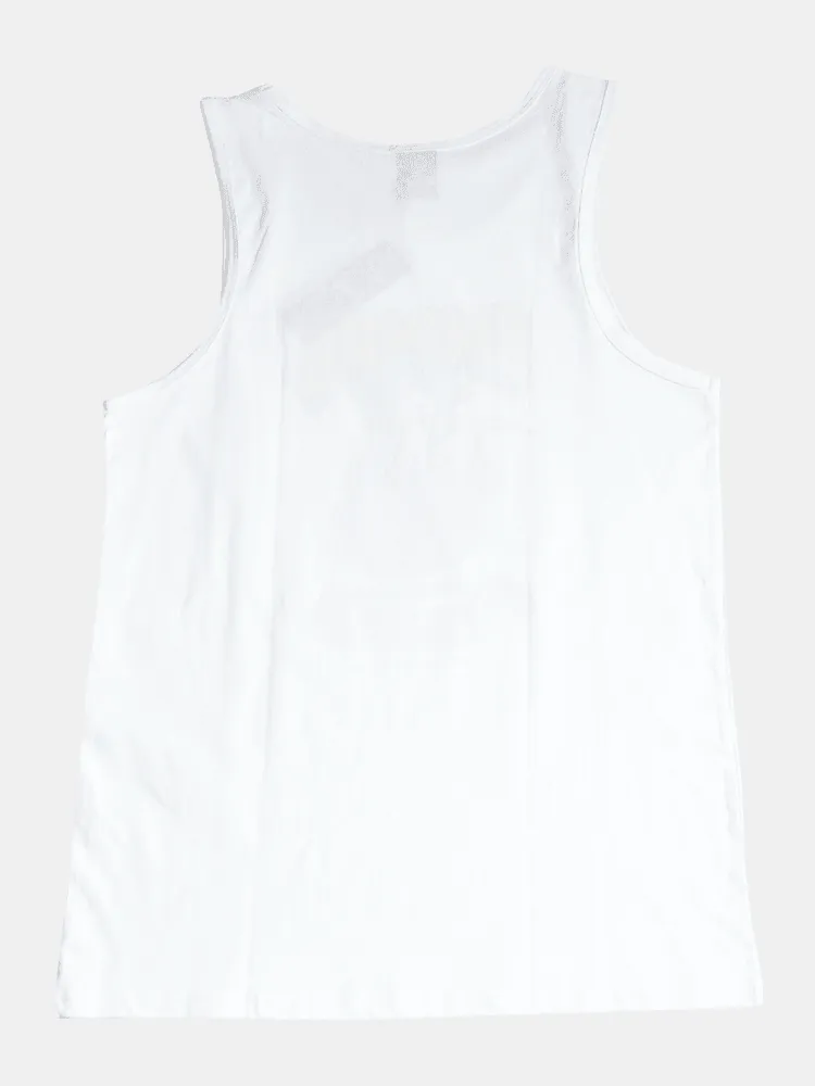 Empire Kiwi Singlet - White