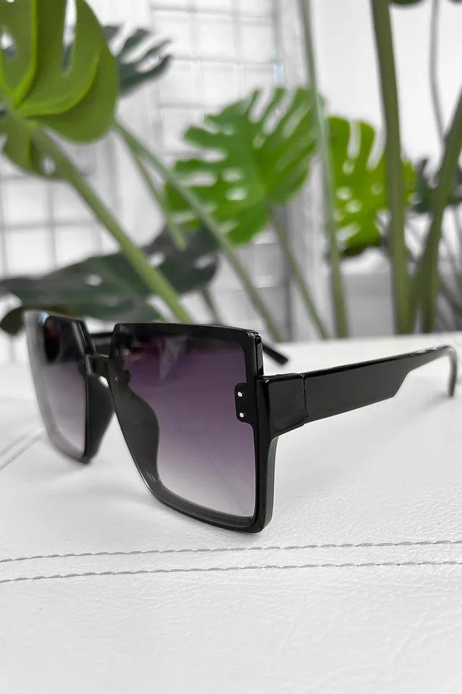 Extra Large Square Frame Sunglasses