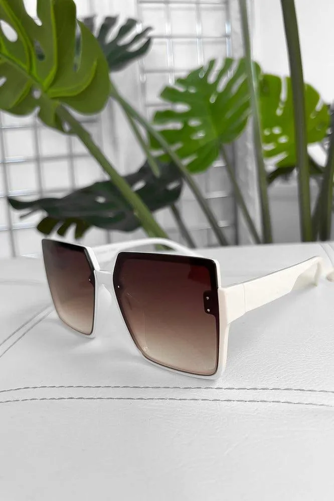 Extra Large Square Frame Sunglasses