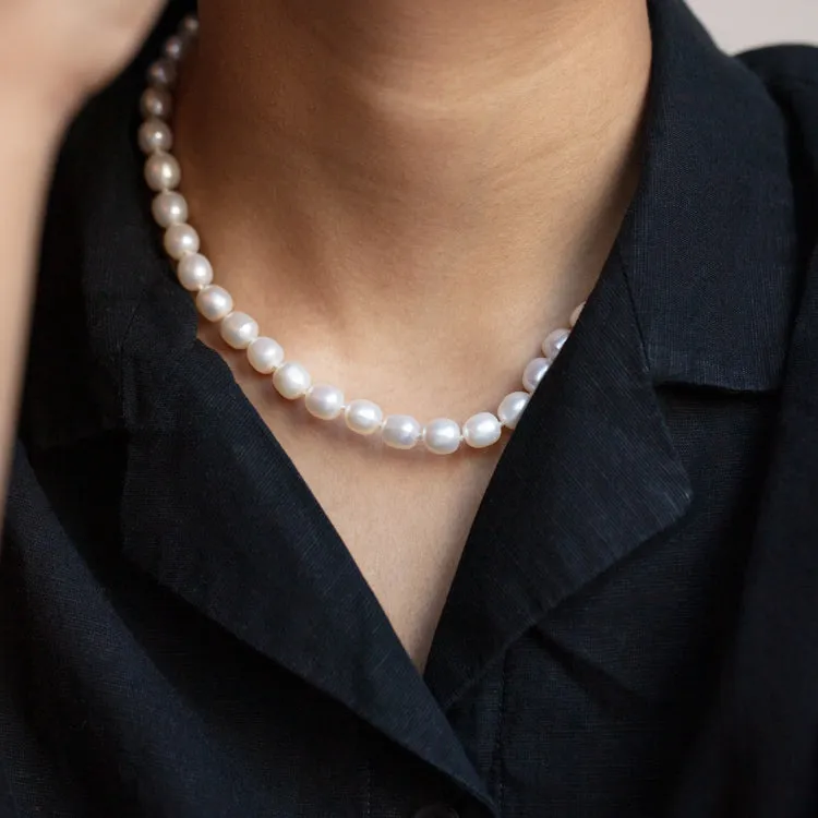 Freshwater Pearl Knotted Necklace