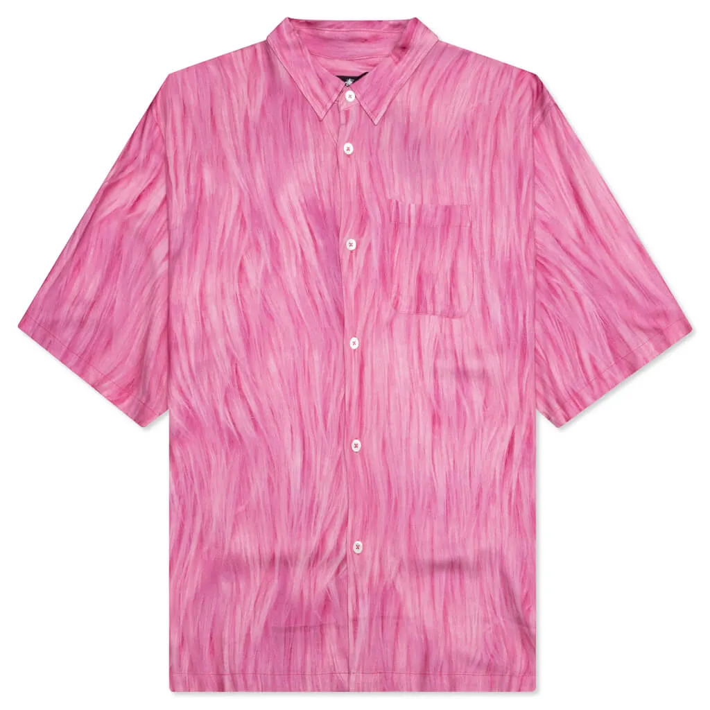 Fur Print Shirt - Pink