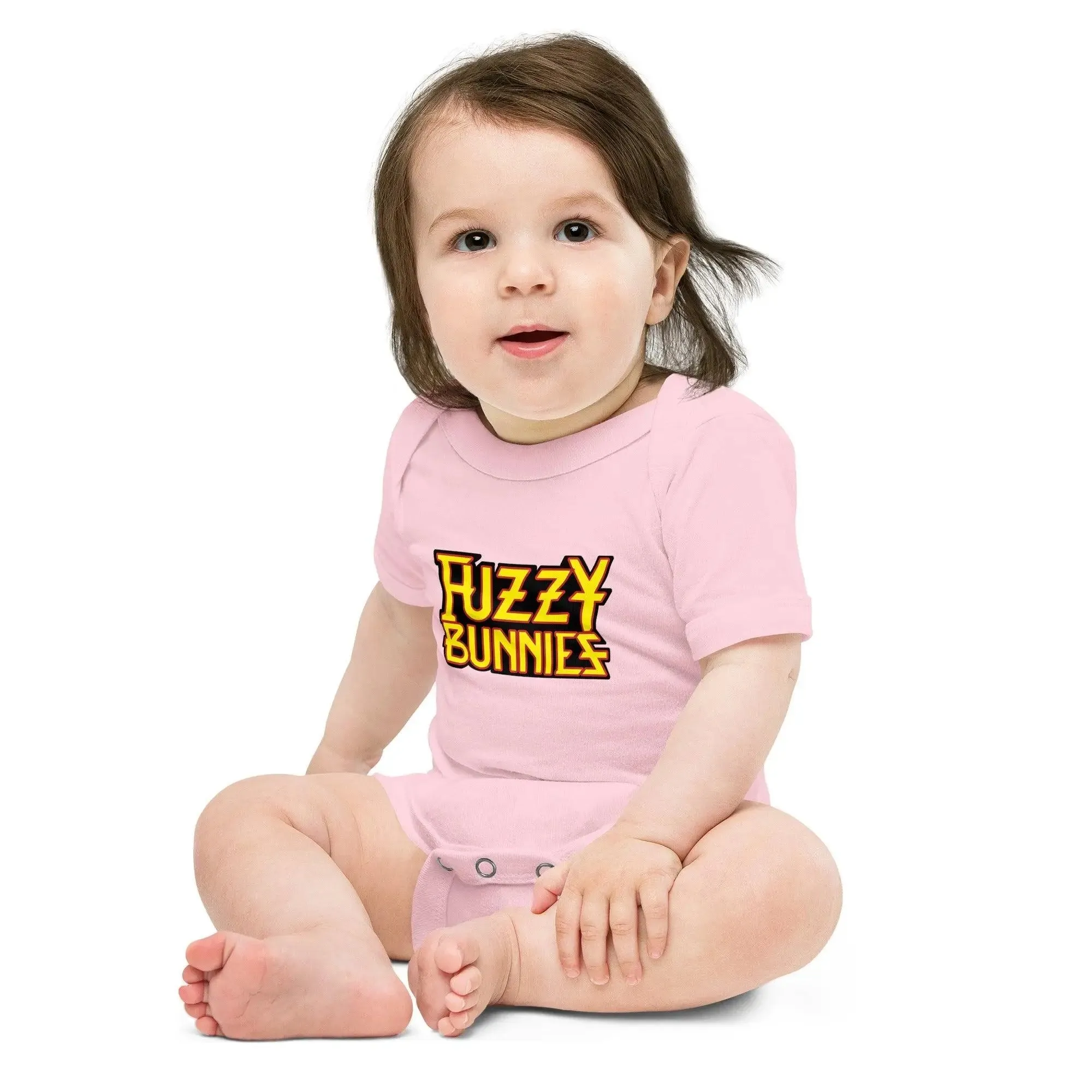 Fuzzy Bunnies Baby Onesie