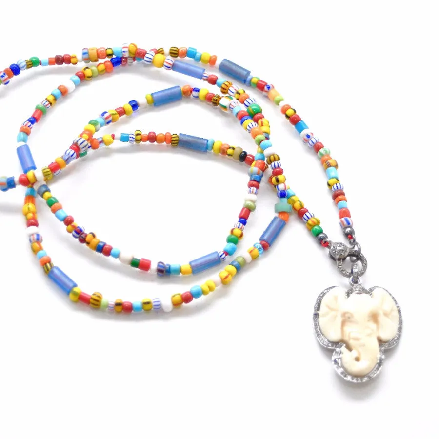 Ghana Goddess Necklace Long